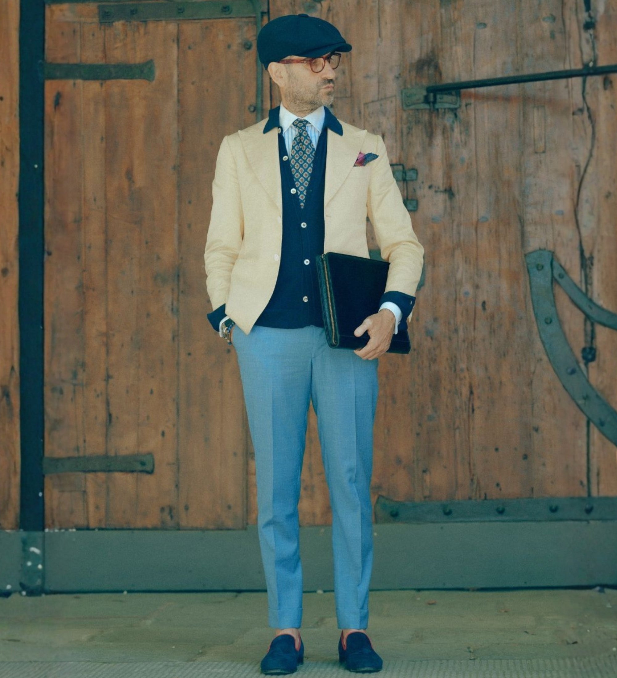 A4 Dokumenten Organizer aus Leder - Candide