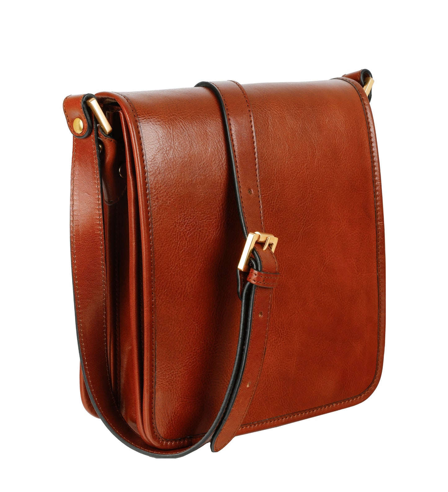 Kleine Kuriertasche aus Leder - On The Road