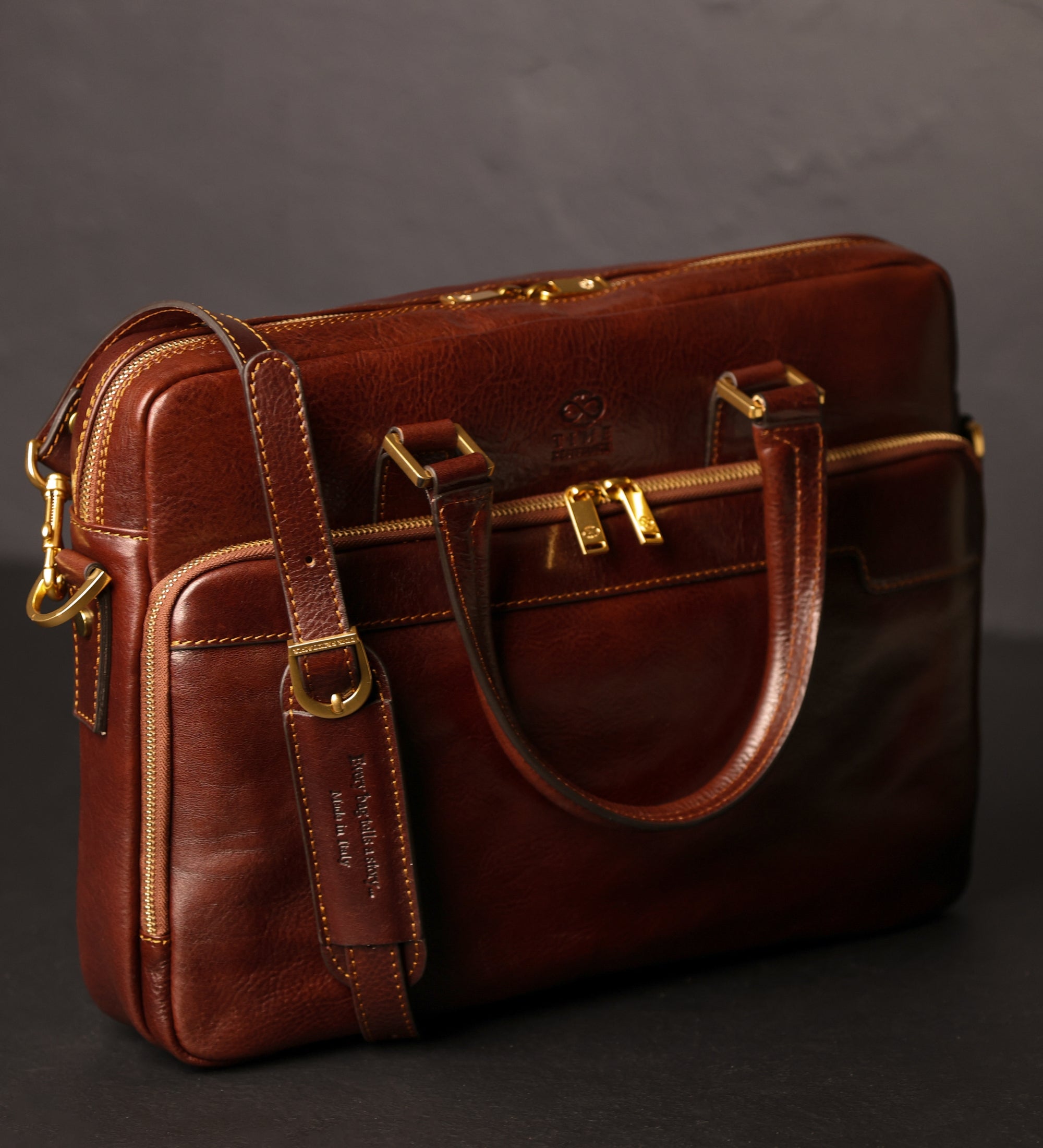 Aktentasche Laptoptasche aus Leder - Orlando