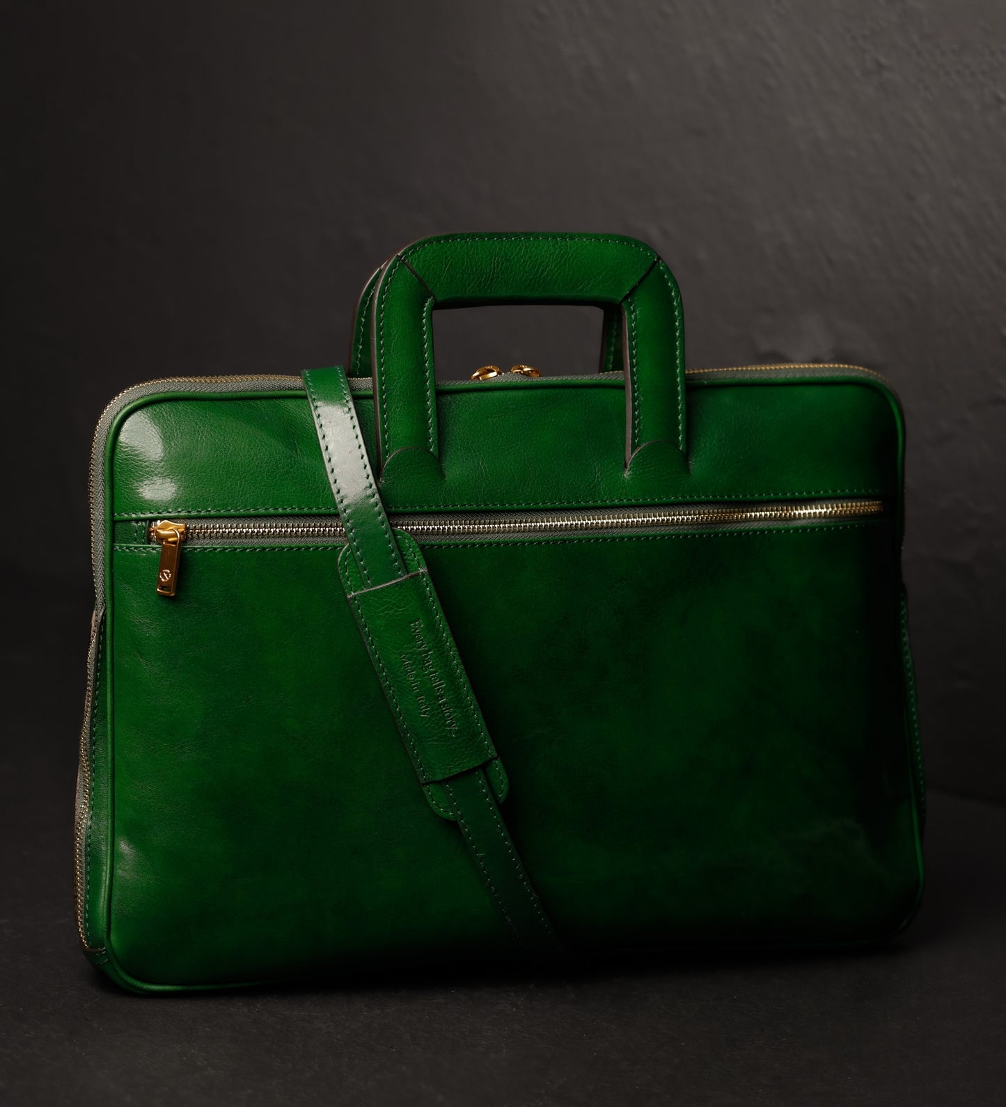 Aktentasche Laptoptasche aus Leder - Brave New World