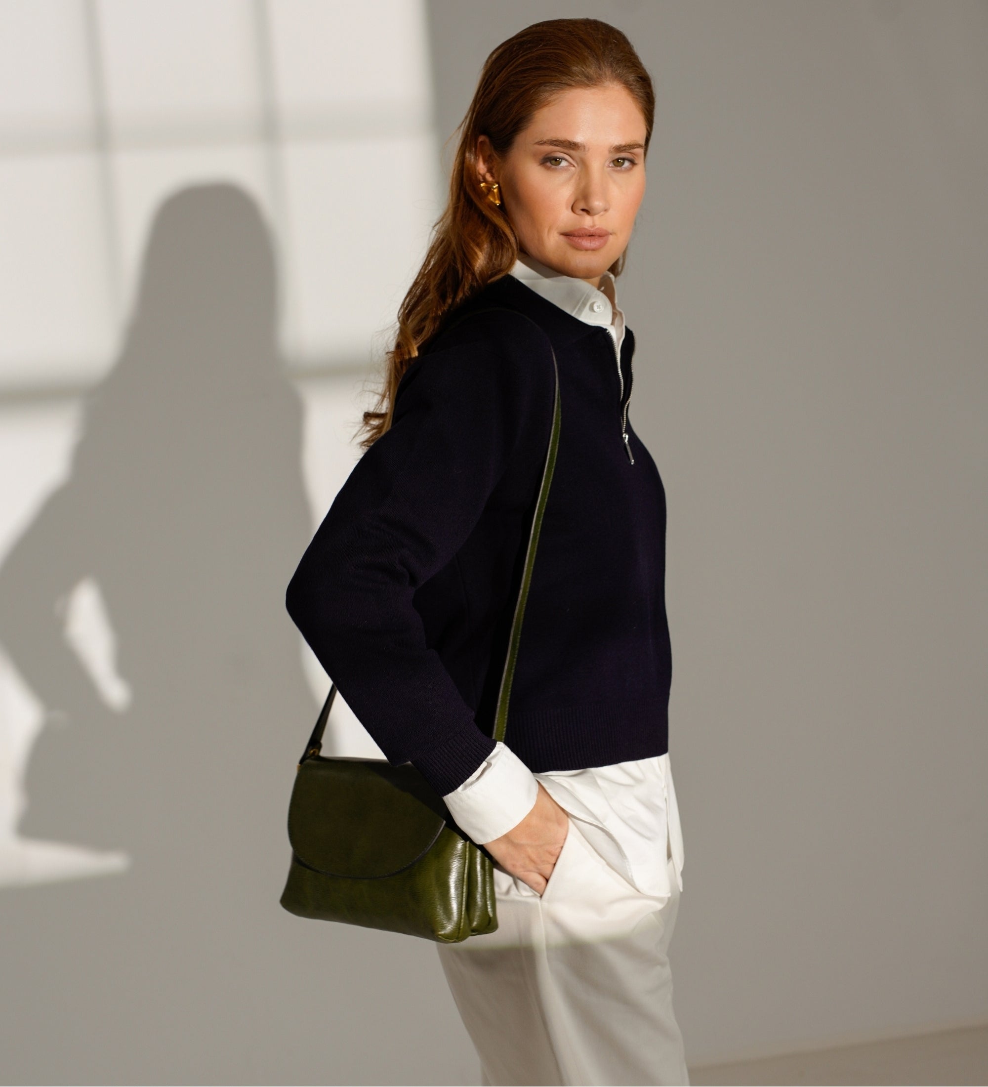 Umhängetasche aus Leder für Damen - Sophie's Choice