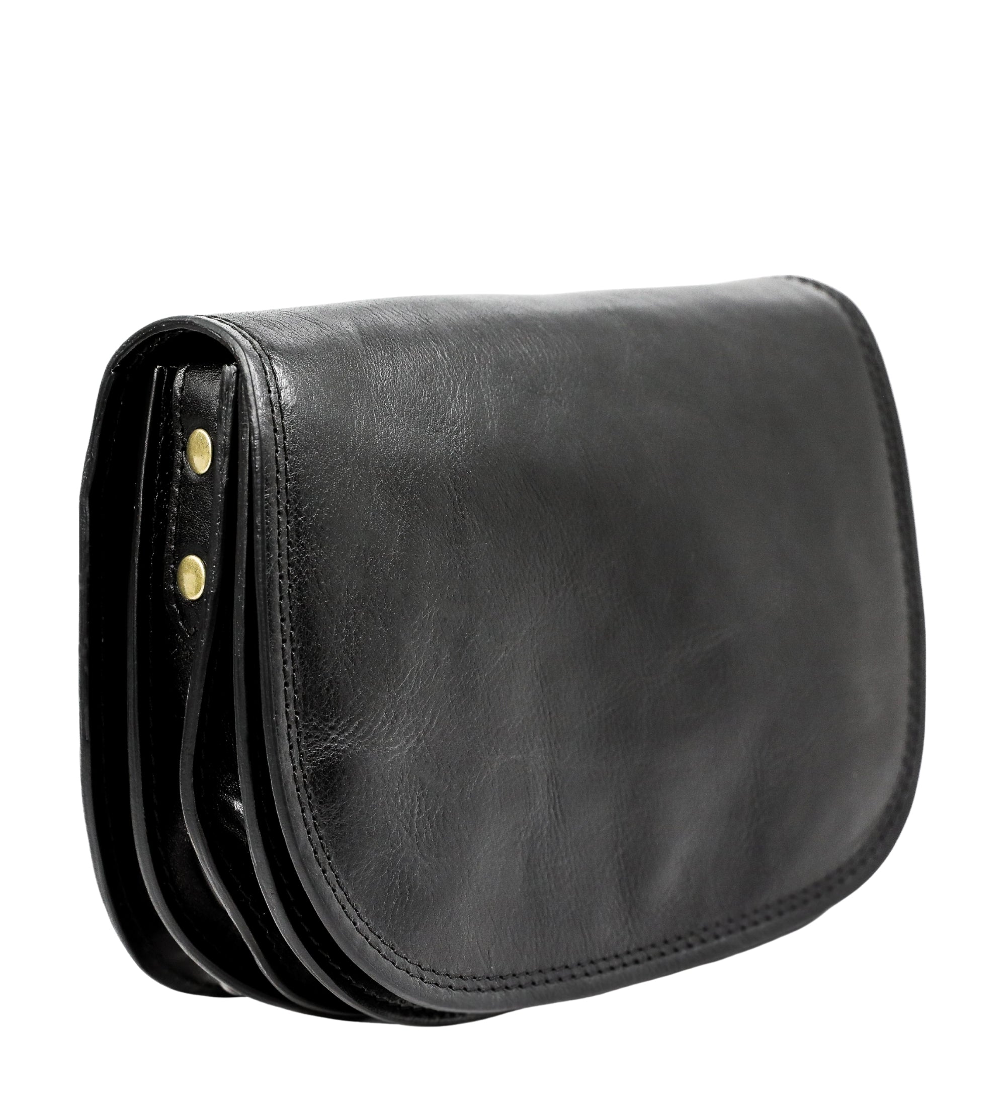 Leather Saddle Bag Cross Body Bag for Women - Moonfleet