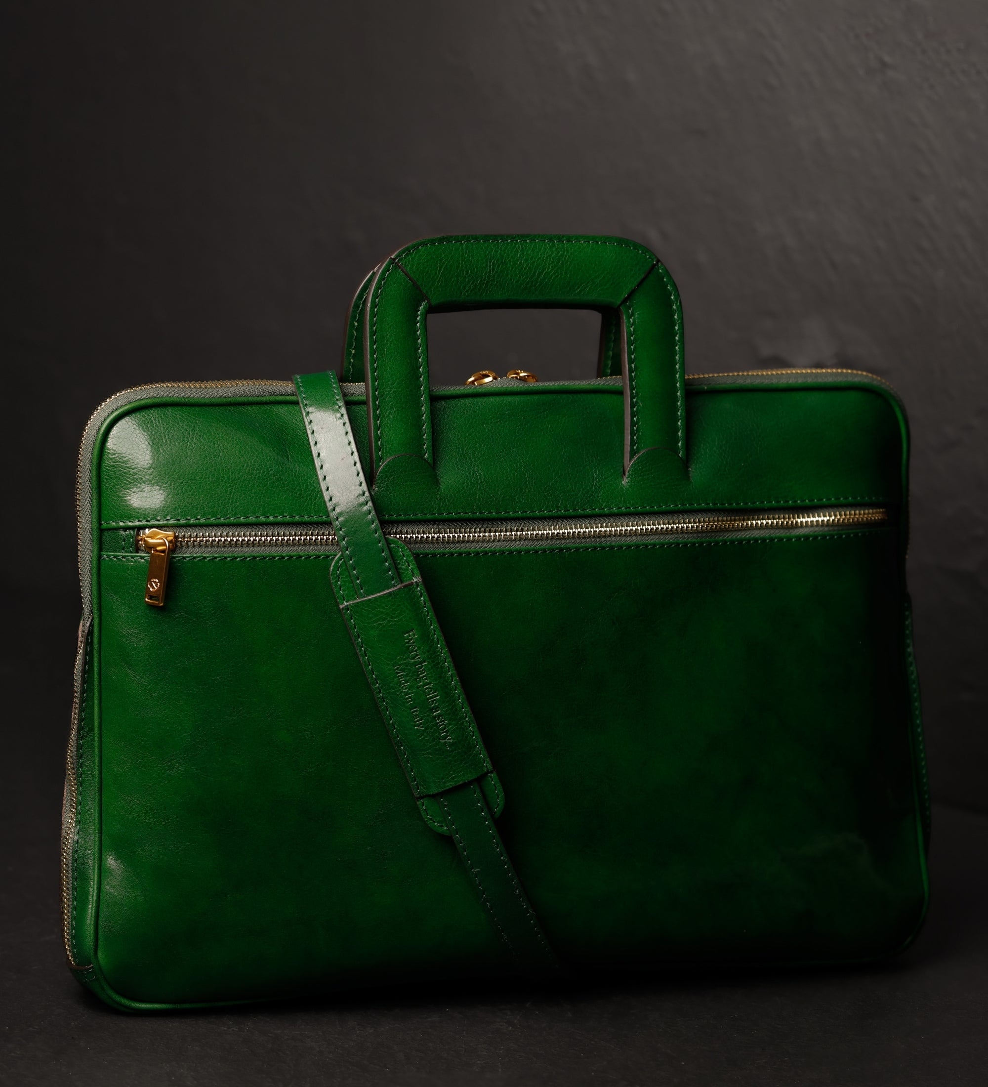 Aktentasche Laptoptasche aus Leder - Brave New World