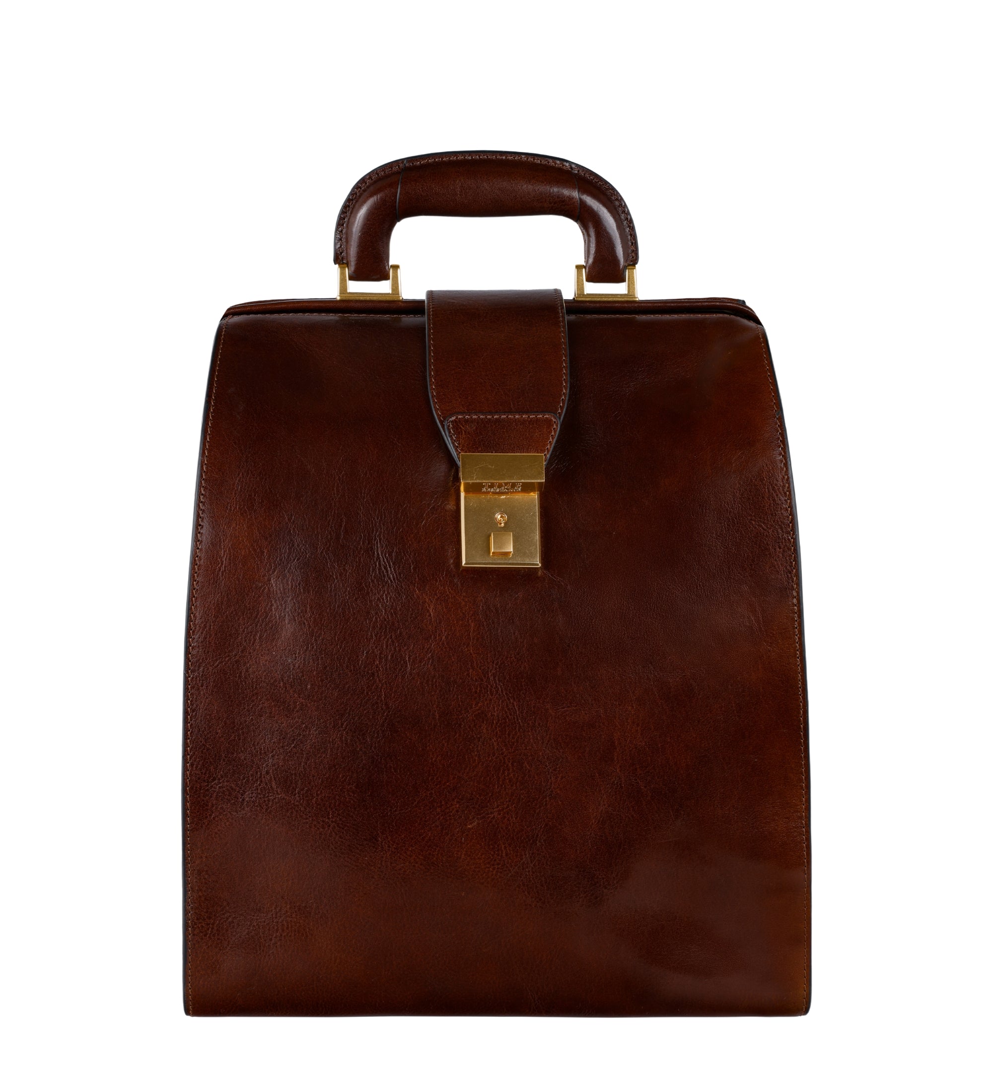 Rucksack aus Leder - A Brief Story of Time