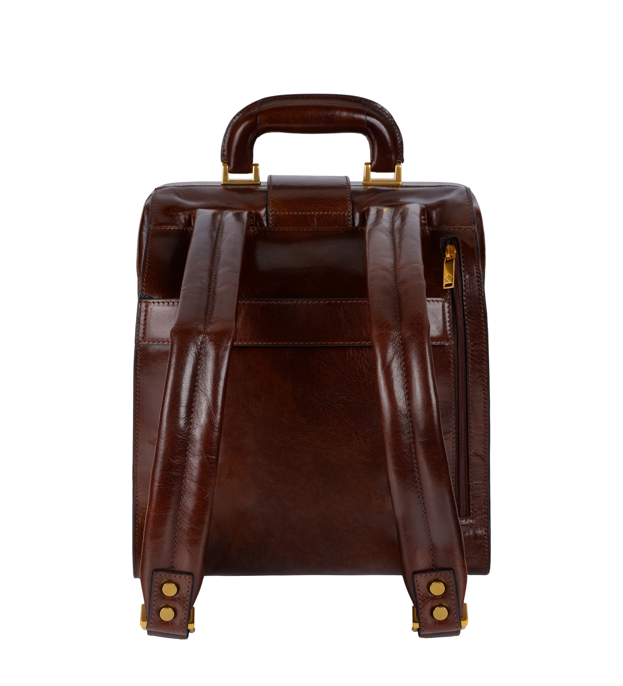 Rucksack aus Leder - A Brief Story of Time