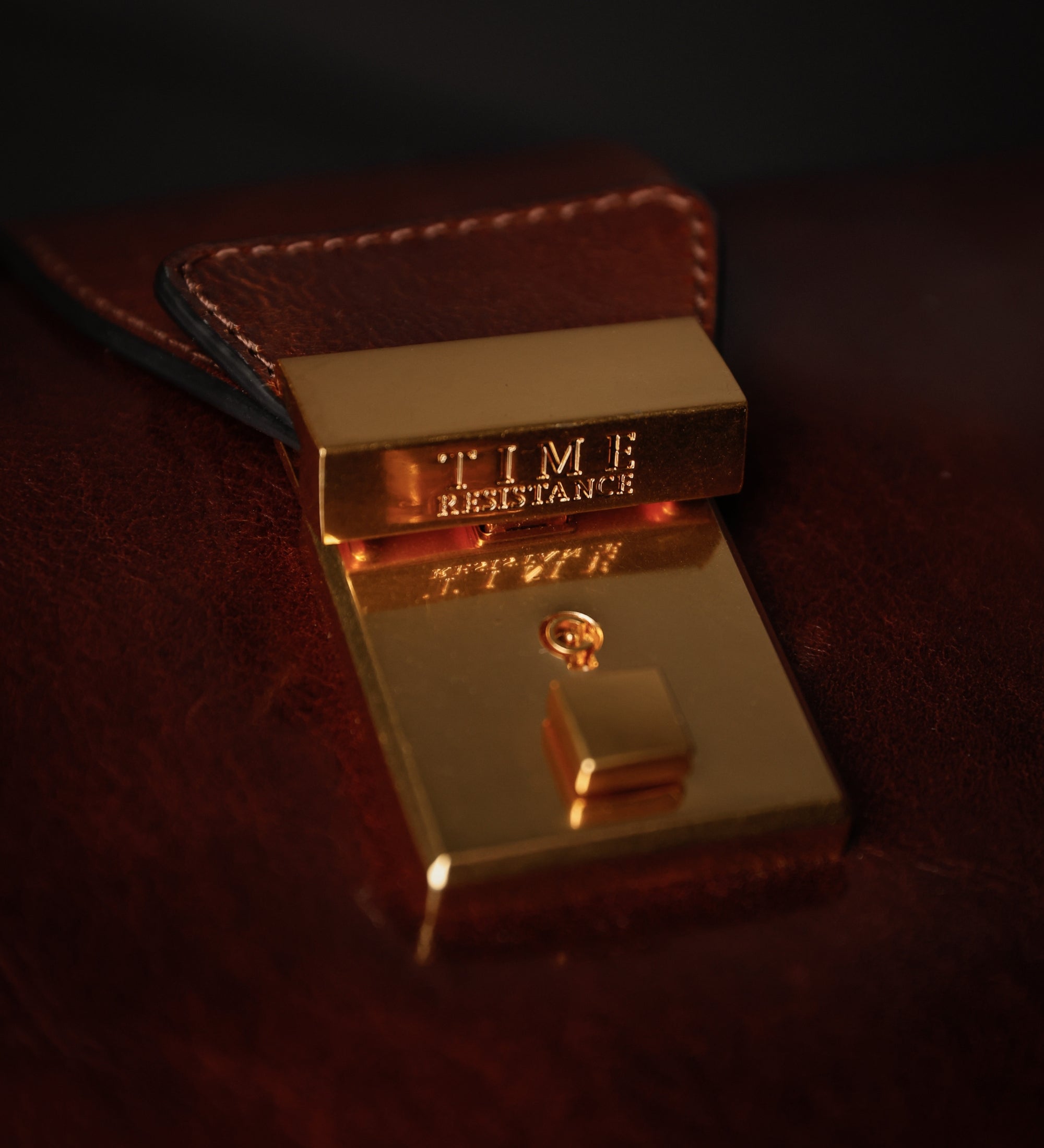 Rucksack aus Leder - A Brief Story of Time