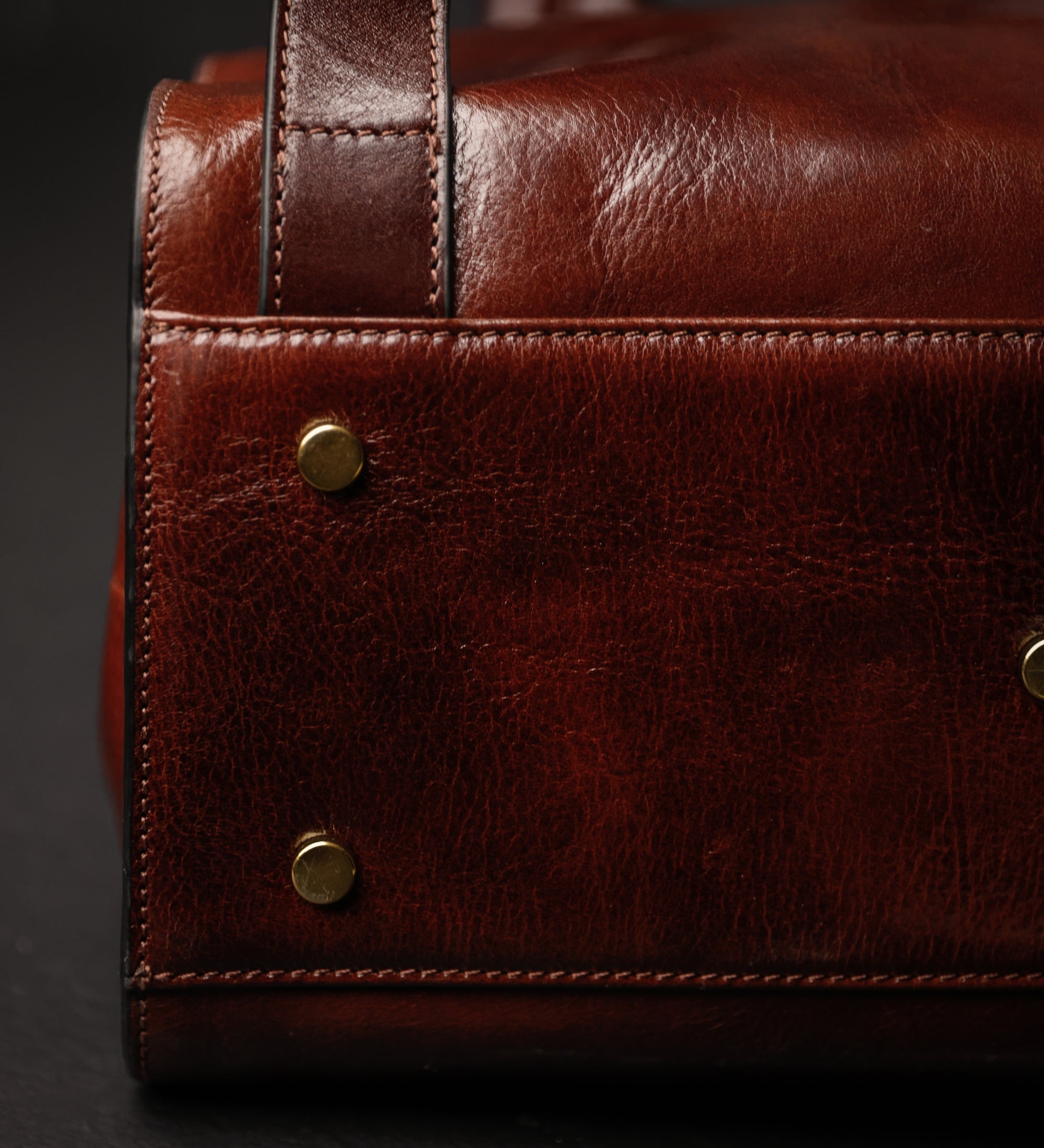 Rucksack aus Leder - A Brief Story of Time