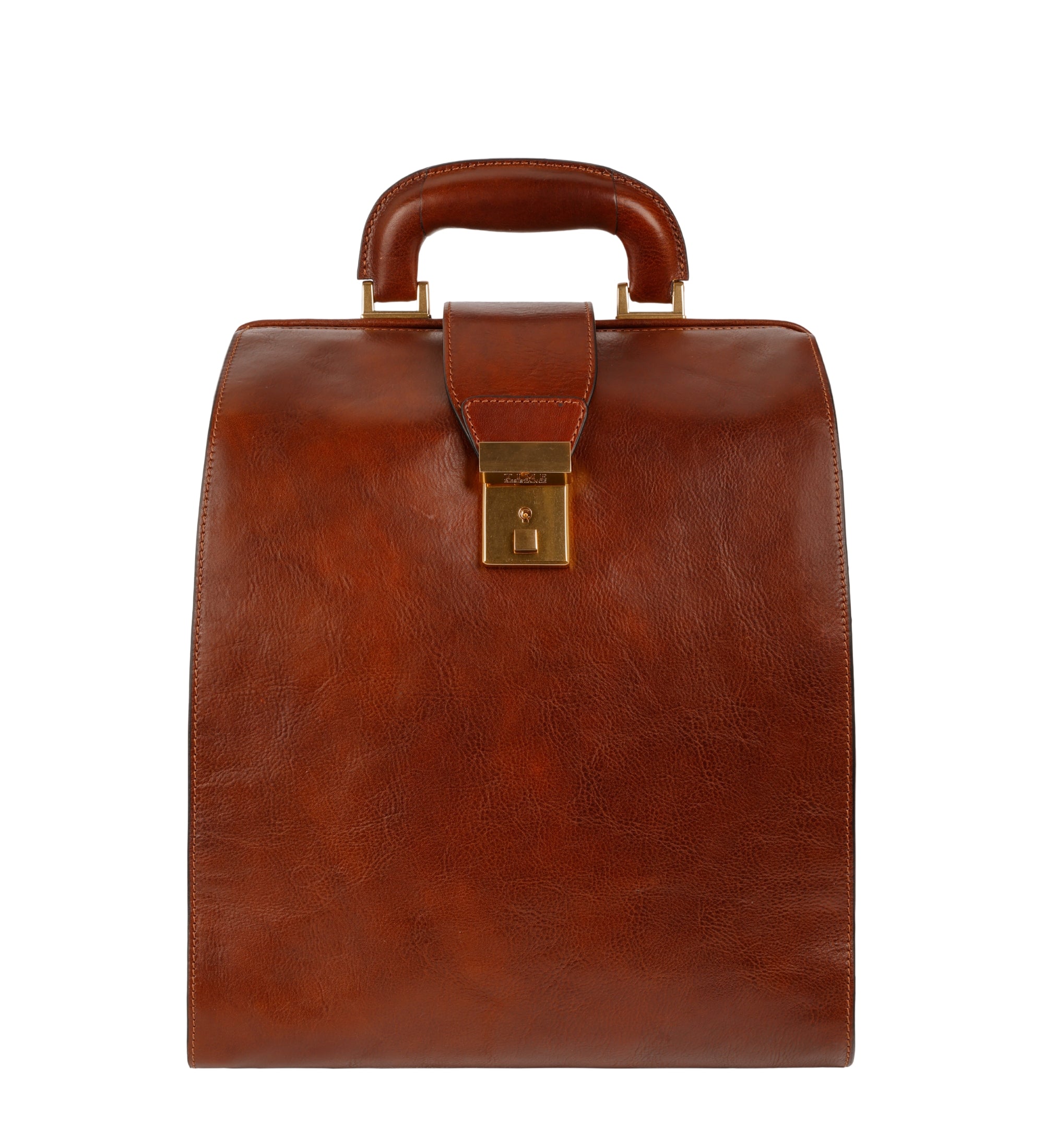 Rucksack aus Leder - A Brief Story of Time