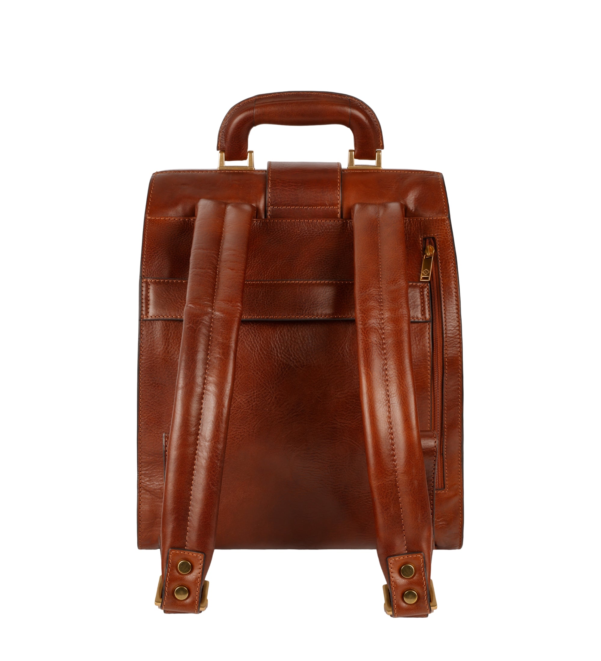 Rucksack aus Leder - A Brief Story of Time