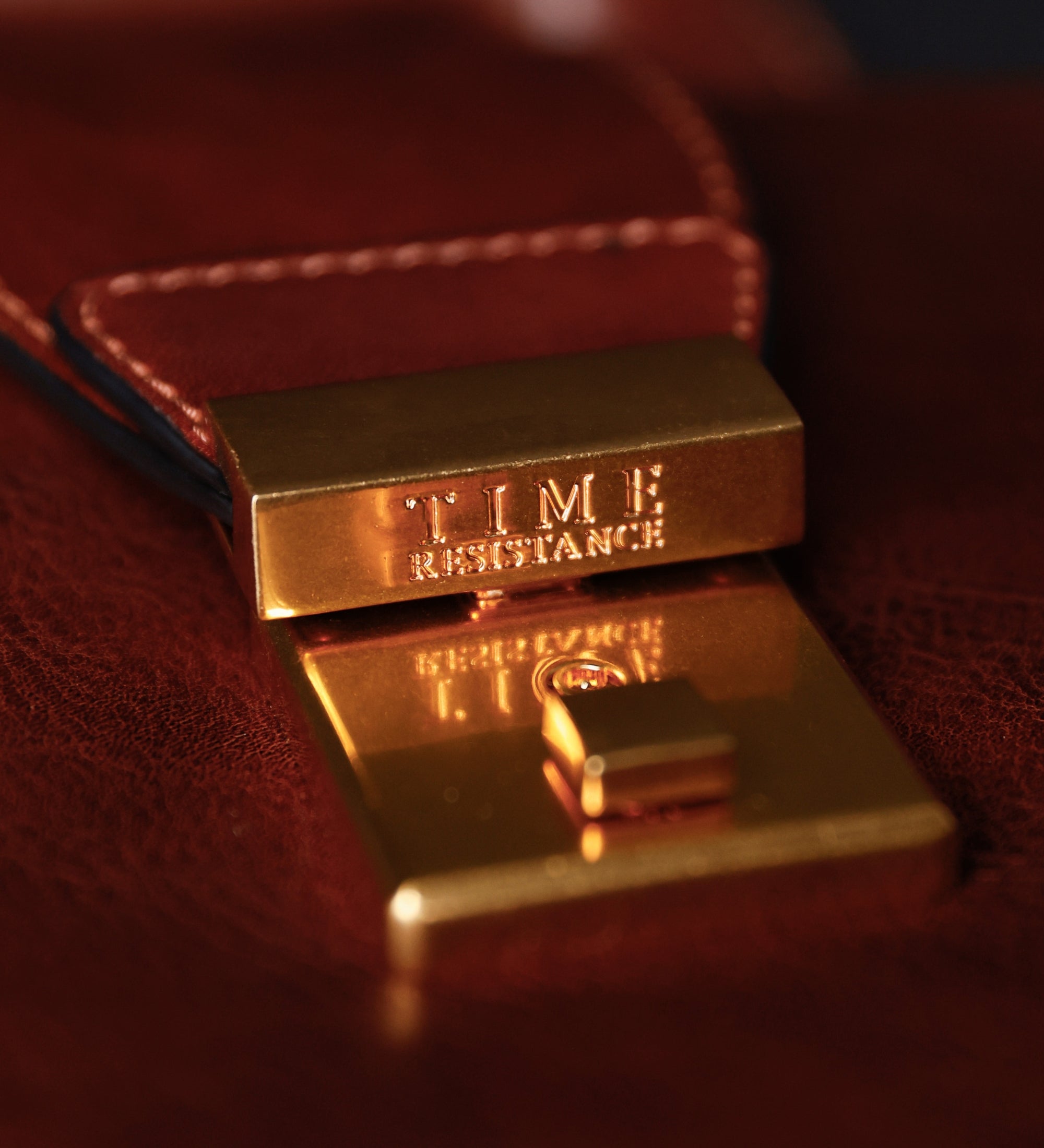 Rucksack aus Leder - A Brief Story of Time