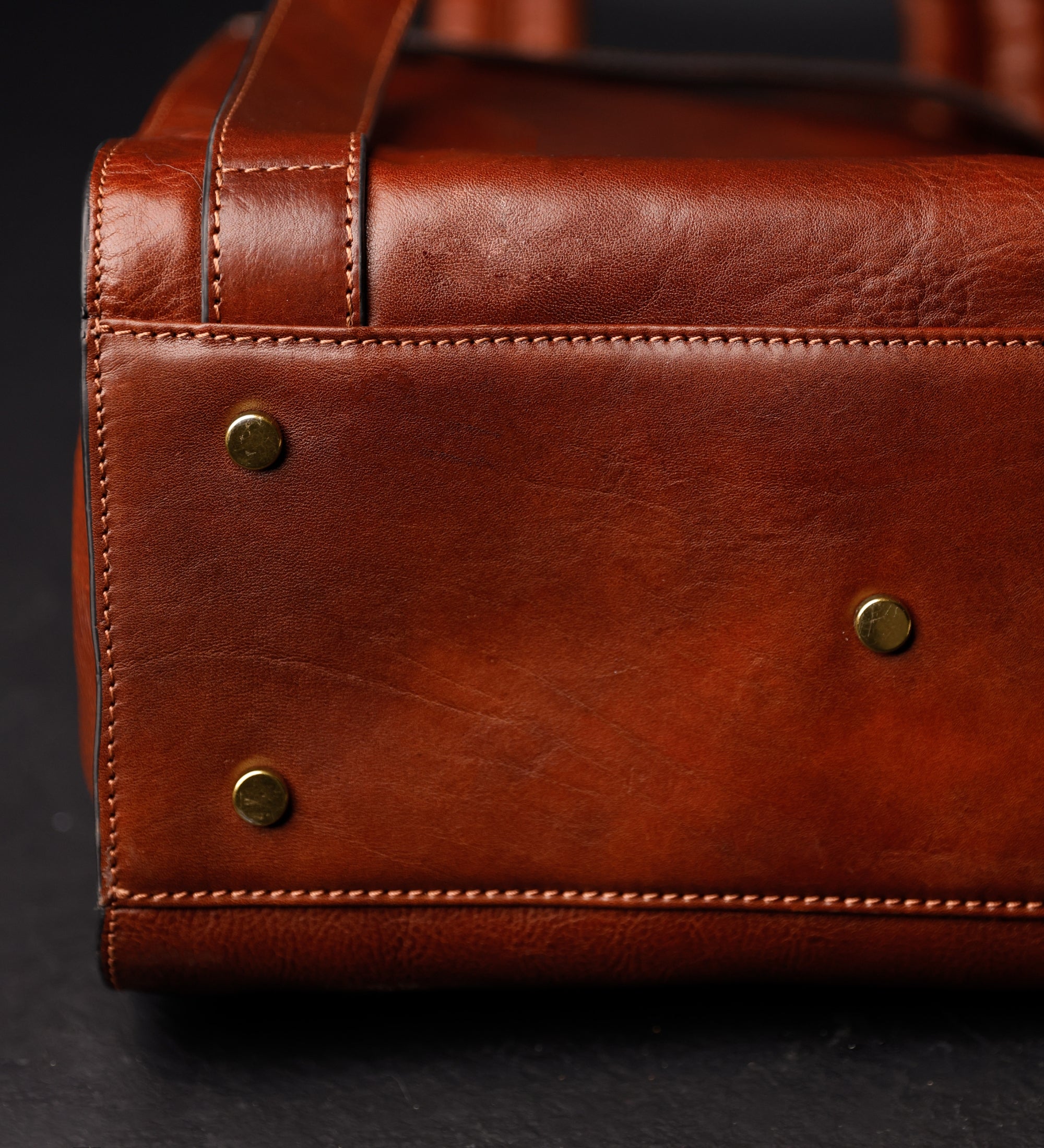 Rucksack aus Leder - A Brief Story of Time