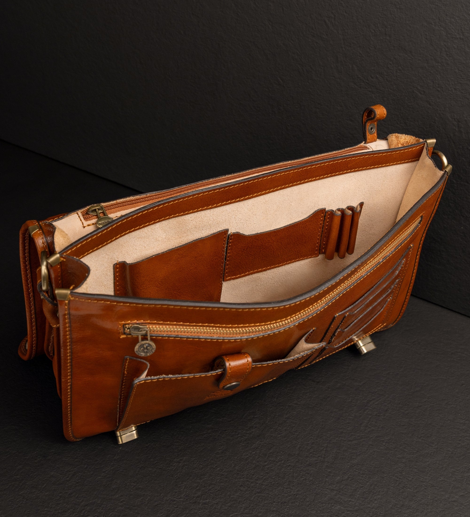 Aktentasche Laptoptasche aus Leder - Illusions
