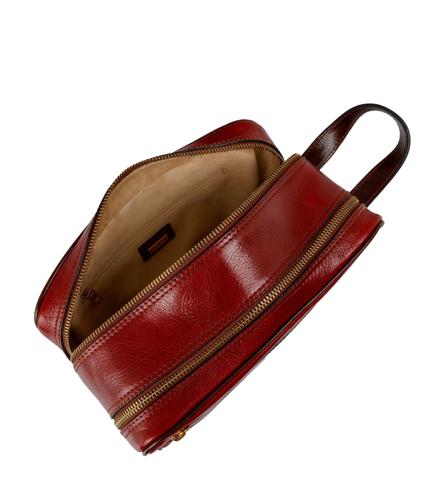 Kosmetiktasche aus Leder für Damen, Kulturbeutel - All the Kings Men