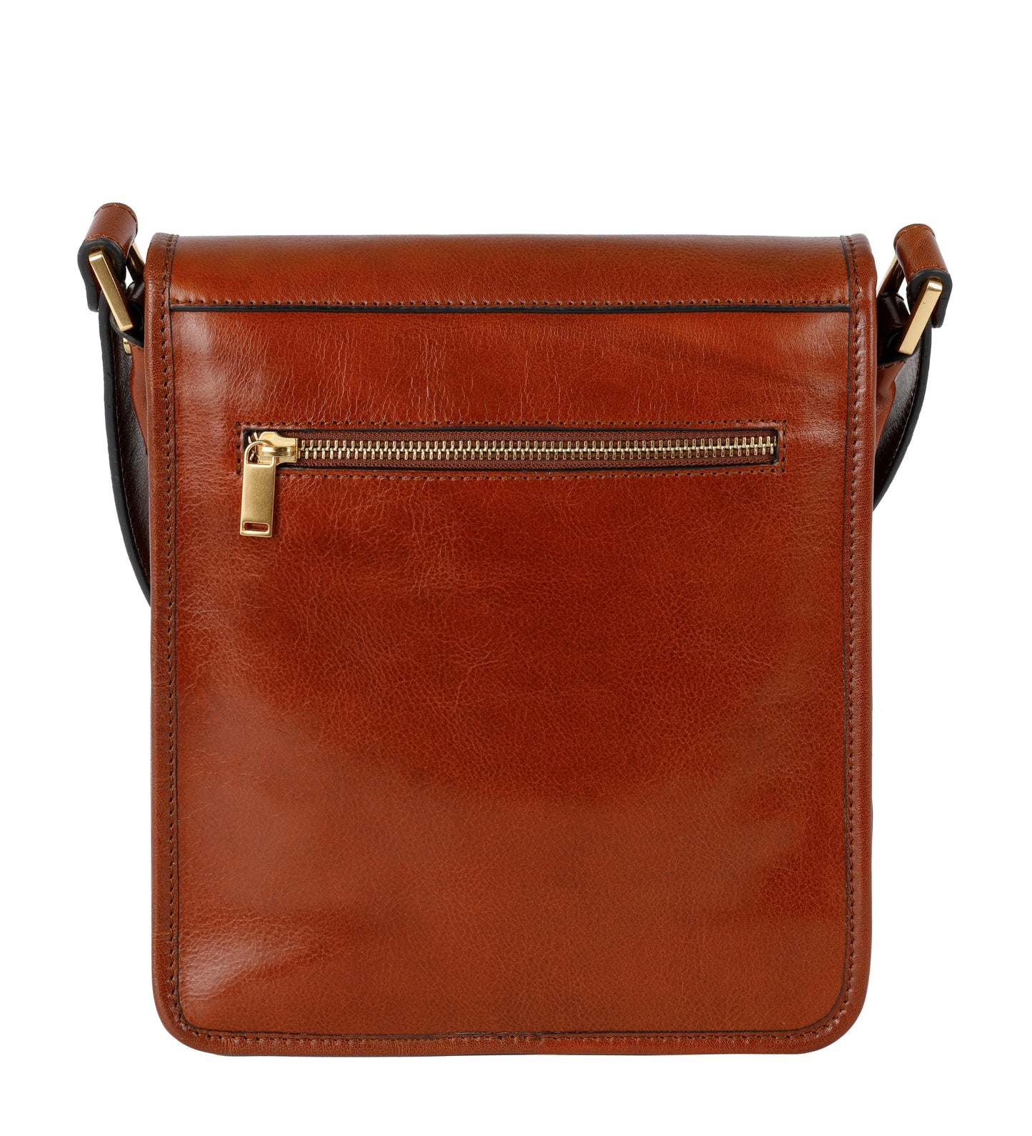 Kleine Kuriertasche aus Leder - On The Road