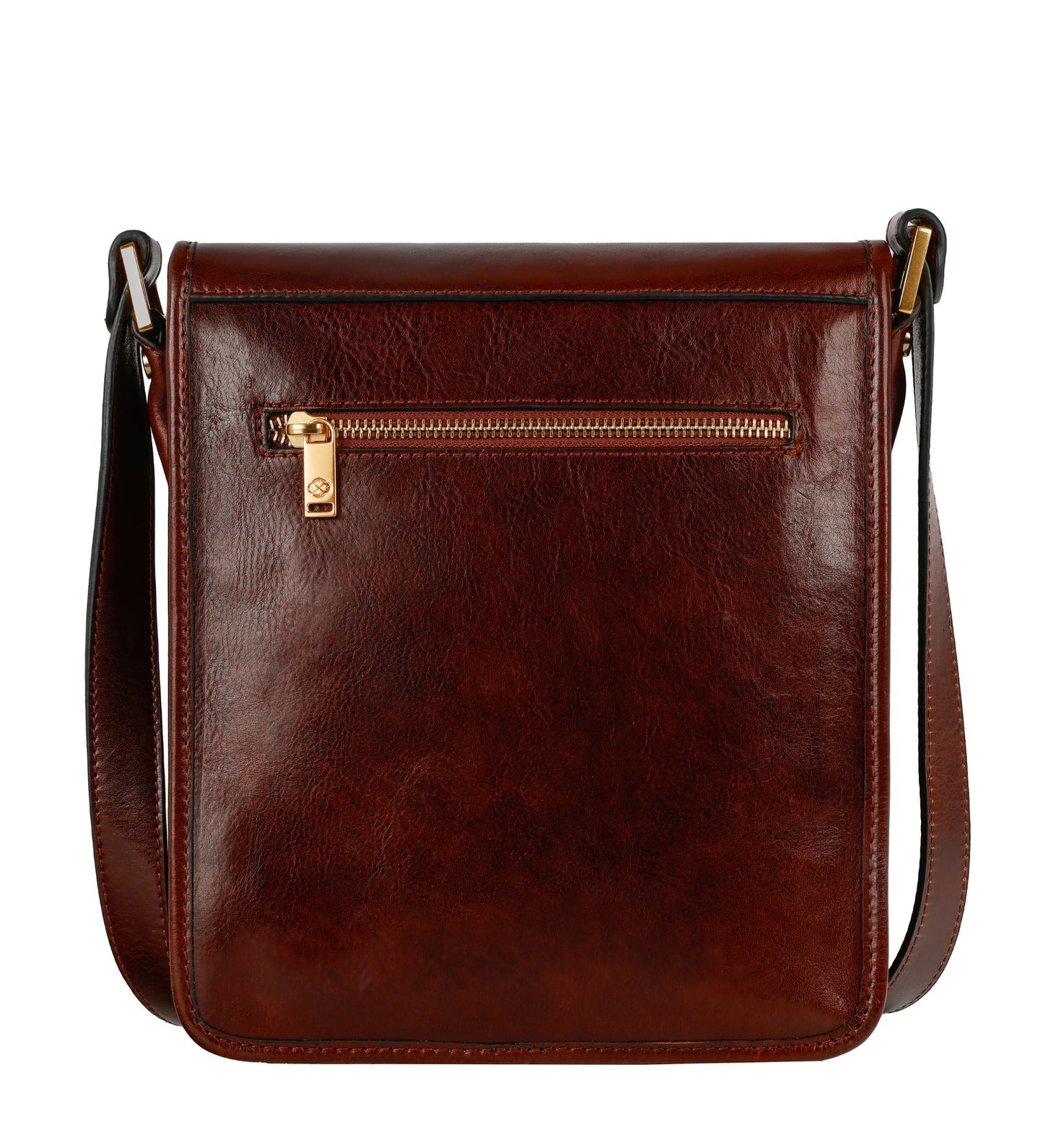 Kleine Kuriertasche aus Leder - On The Road