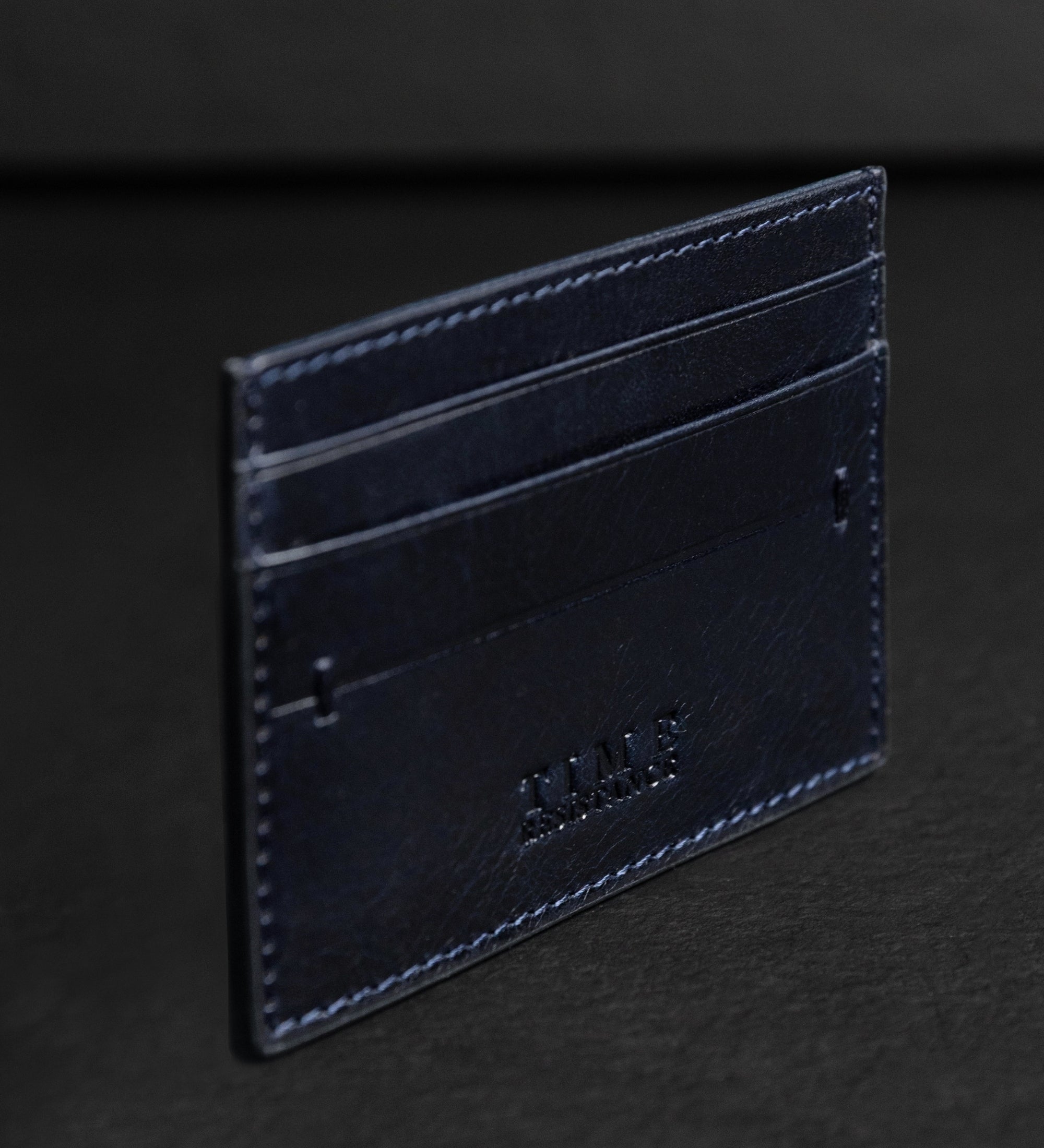 Kreditkartenetui aus Leder, Visitenkartenetui - Fireflies