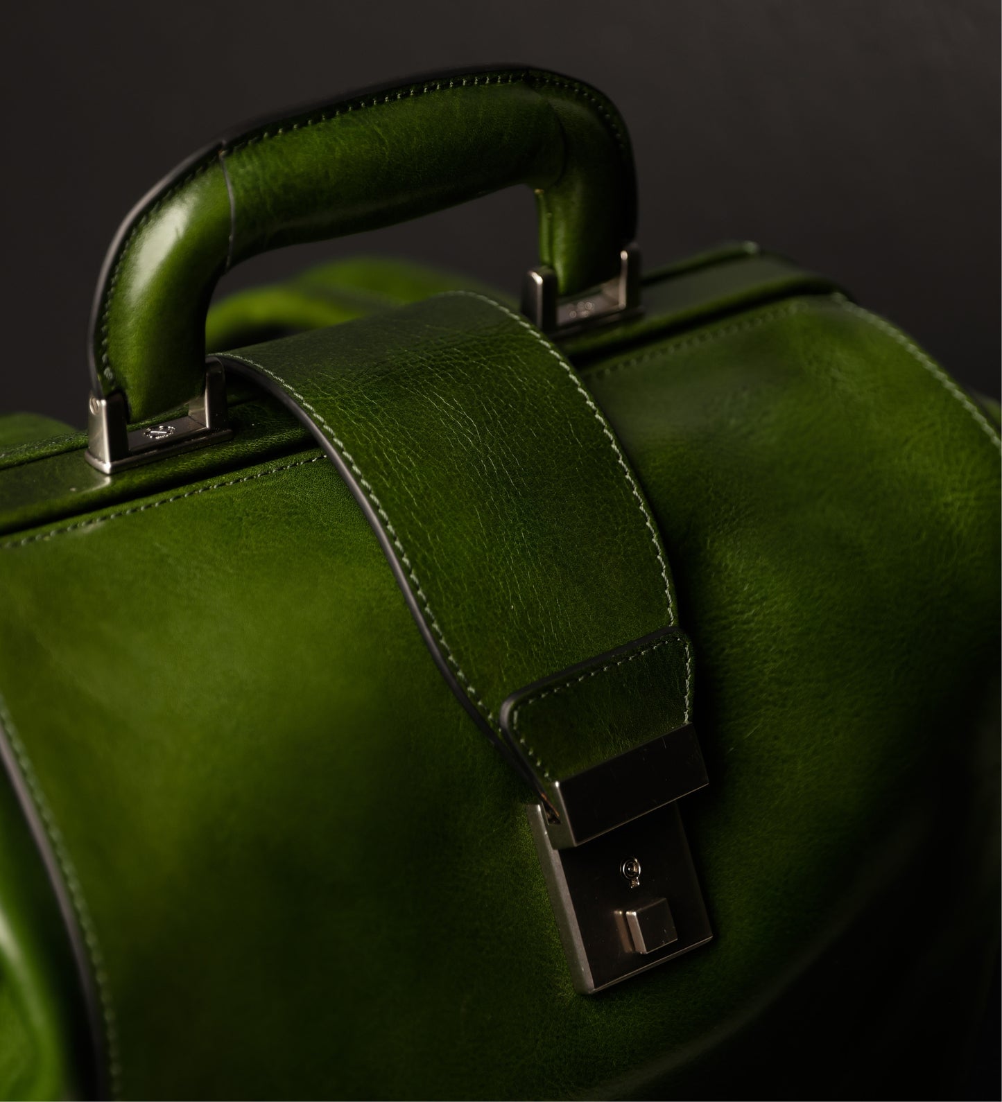 Rucksack aus Leder - A Brief Story of Time
