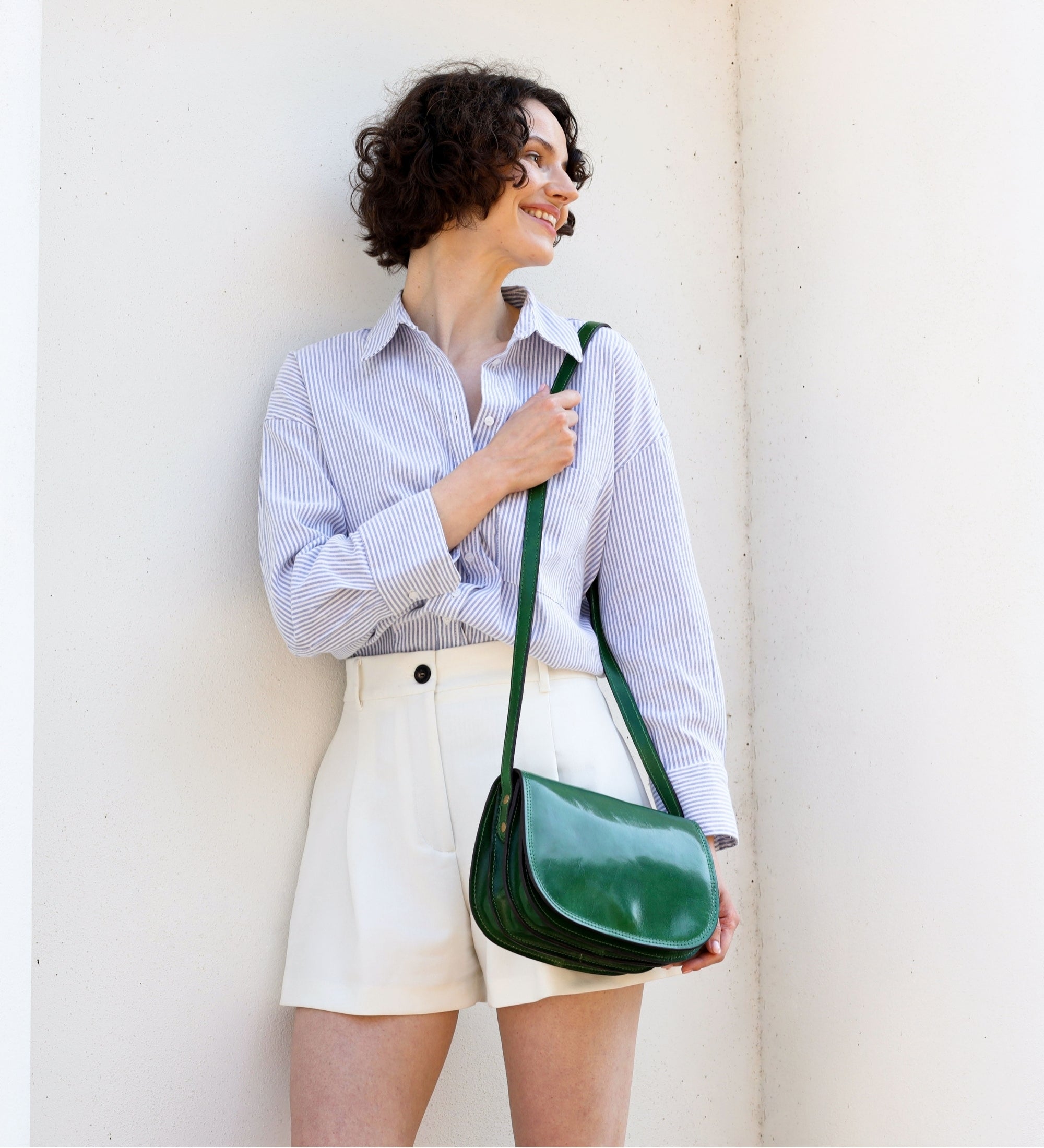 Satteltasche Umhängetasche aus Leder für Damen - Moonfleet