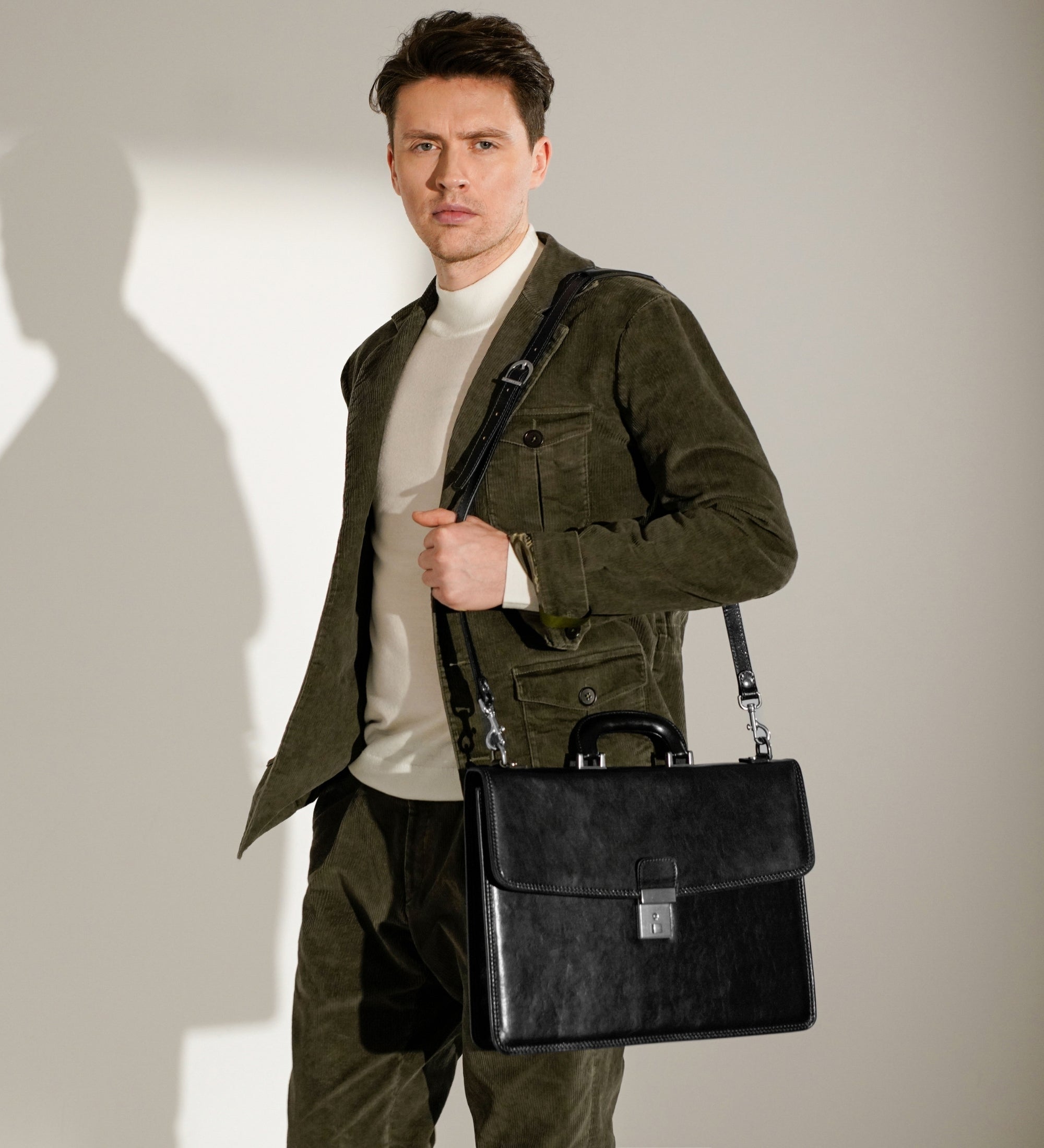 Aktentasche aus Leder - The Sound of the Mountain