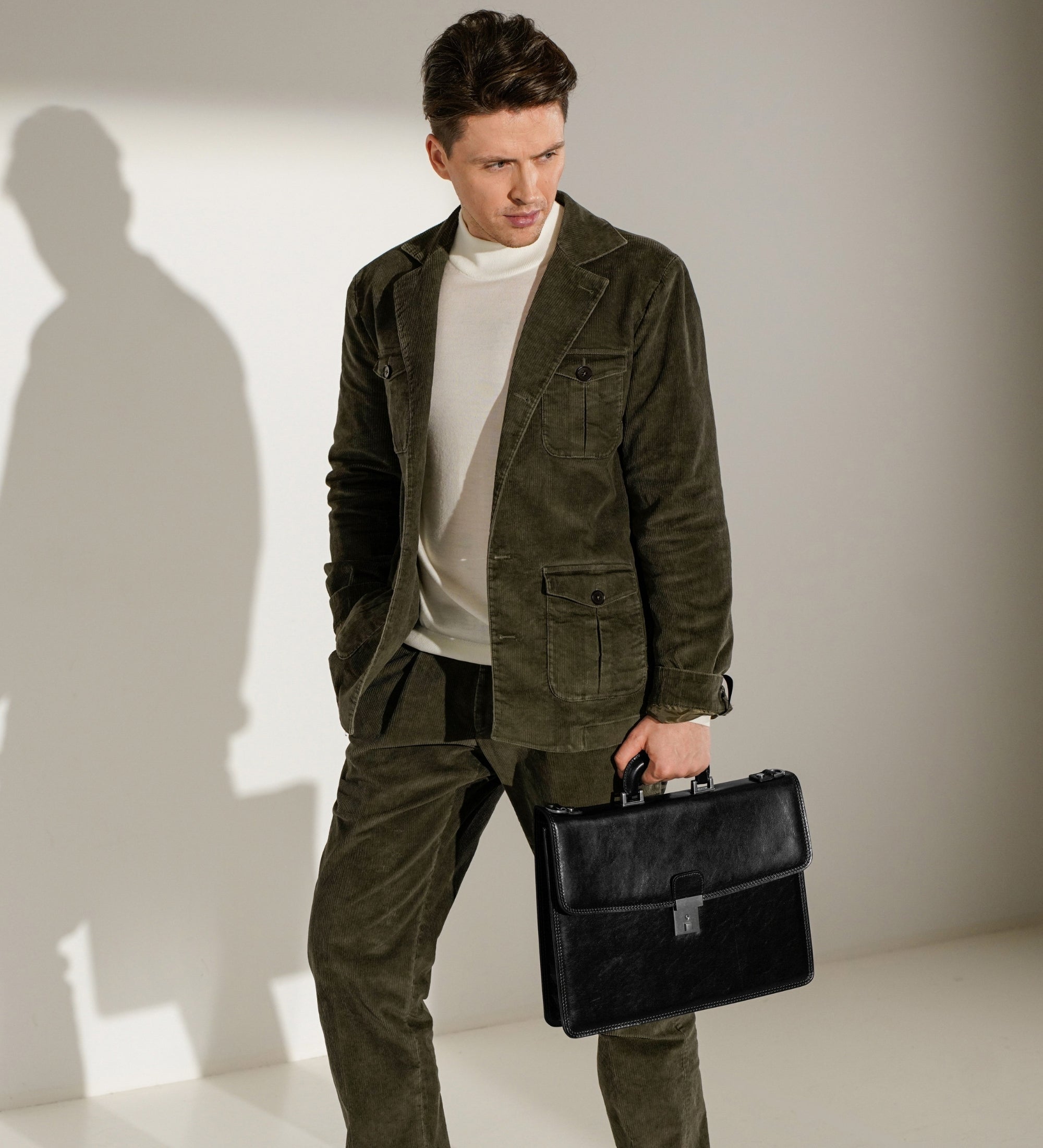 Aktentasche aus Leder - The Sound of the Mountain