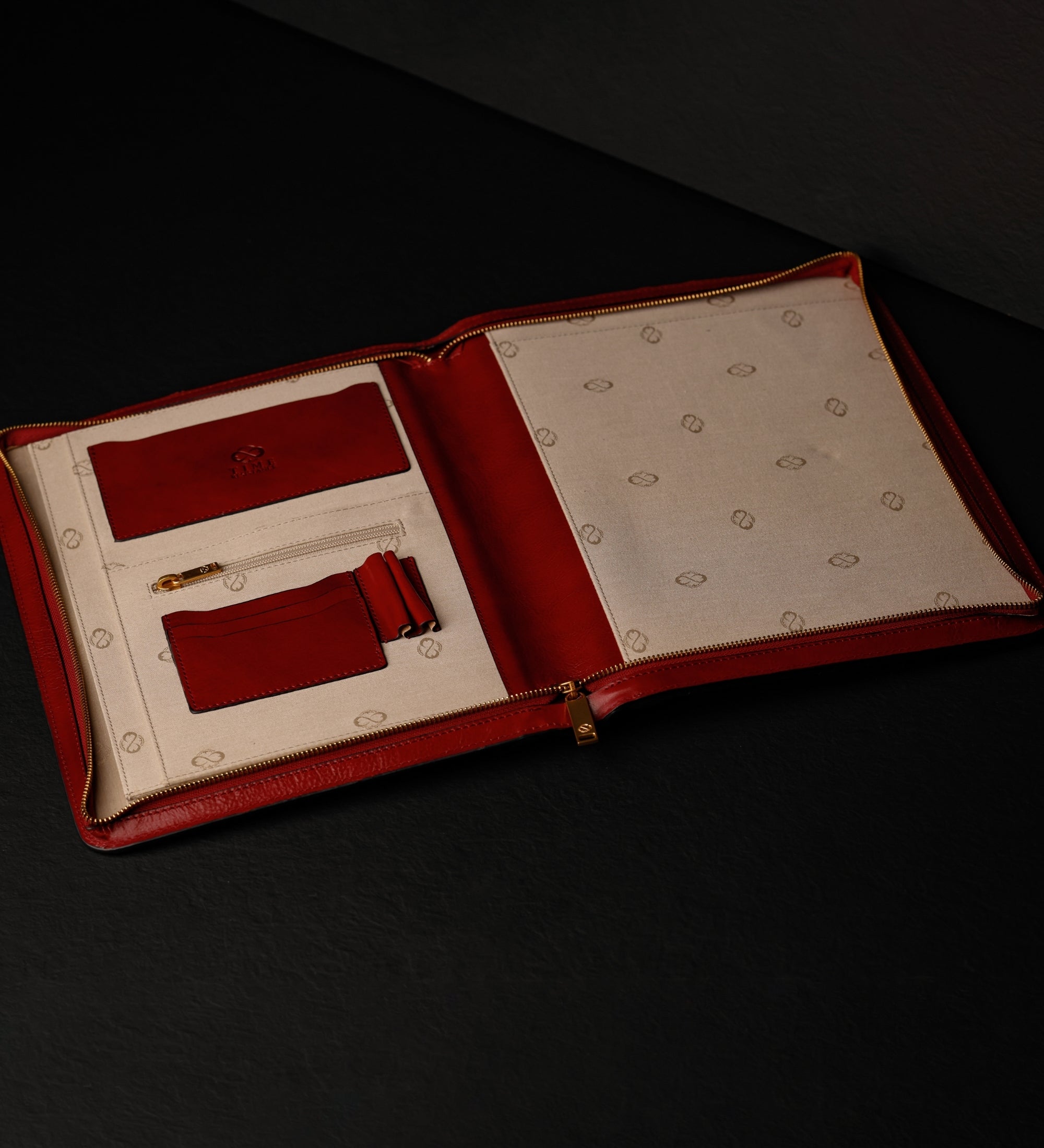 A4 Dokumenten Organizer aus Leder - Candide