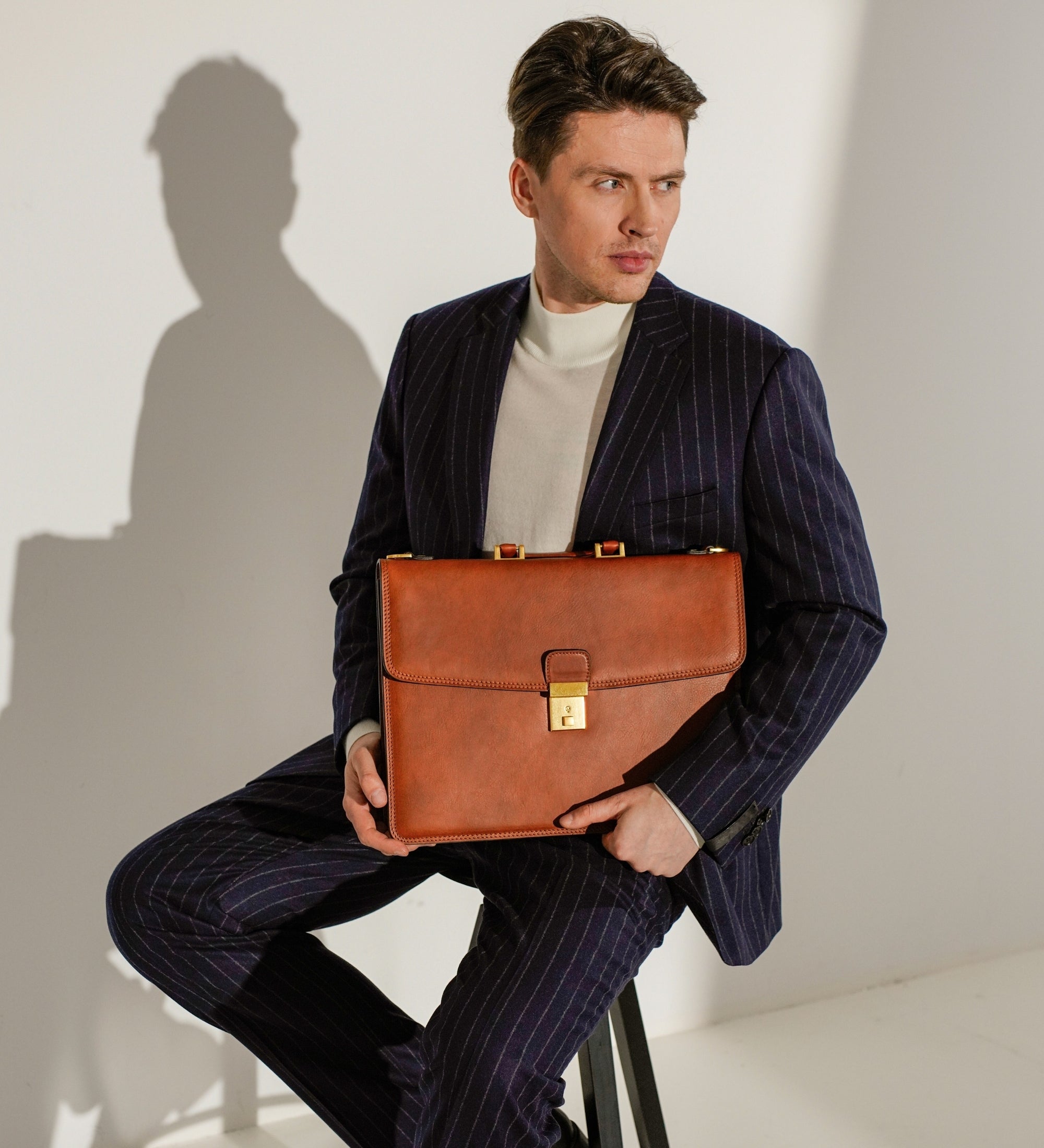 Aktentasche aus Leder - The Sound of the Mountain