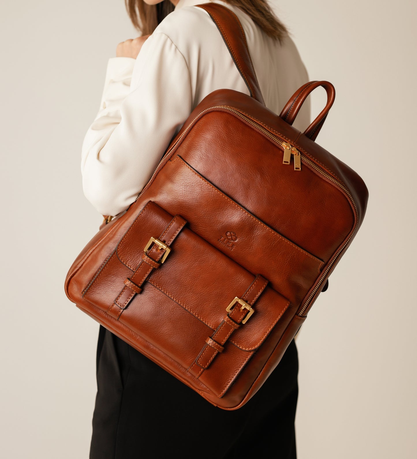 Damen Rucksack Reisetasche aus Leder - The Divine Comedy