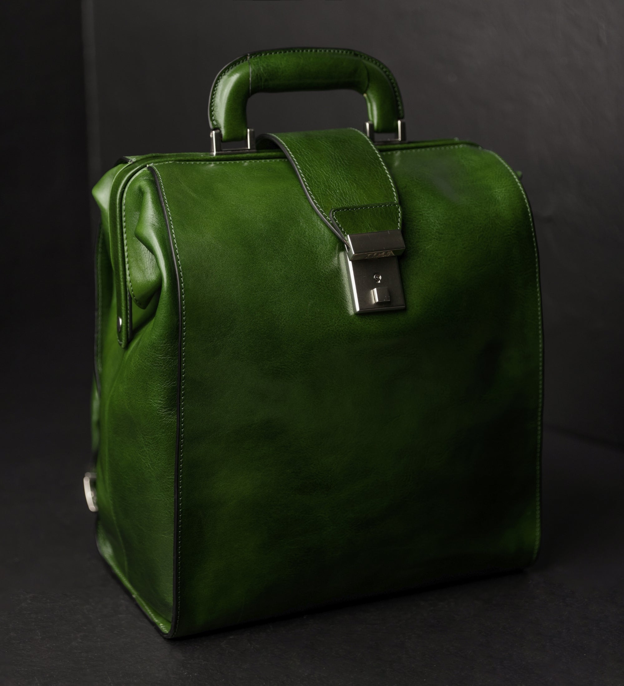 Rucksack aus Leder - A Brief Story of Time