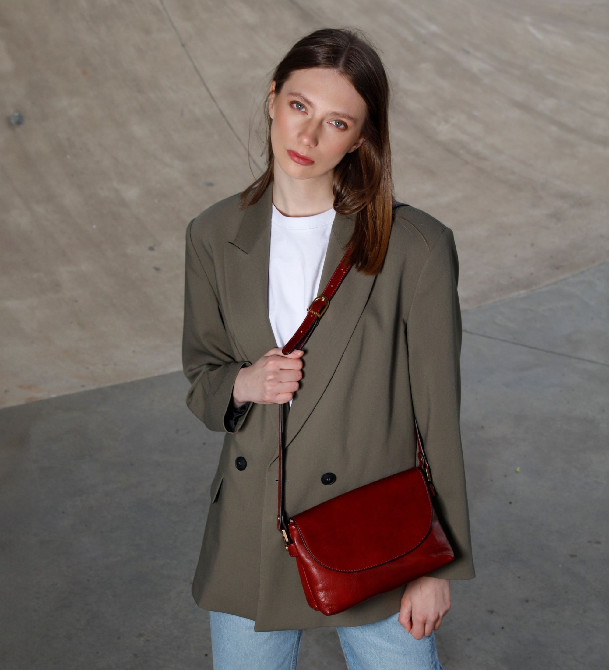 Umhängetasche aus Leder für Damen - Sophie's Choice
