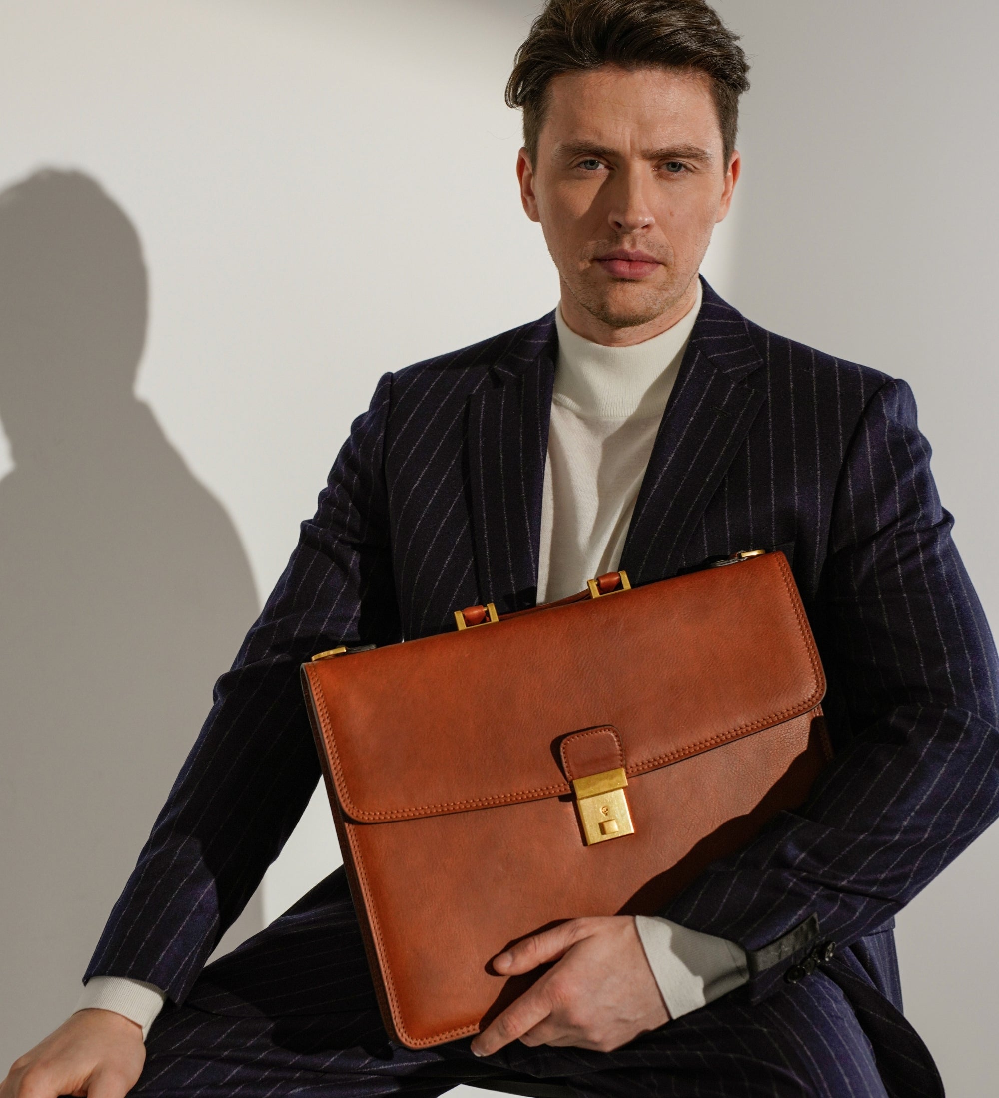 Aktentasche aus Leder - The Sound of the Mountain