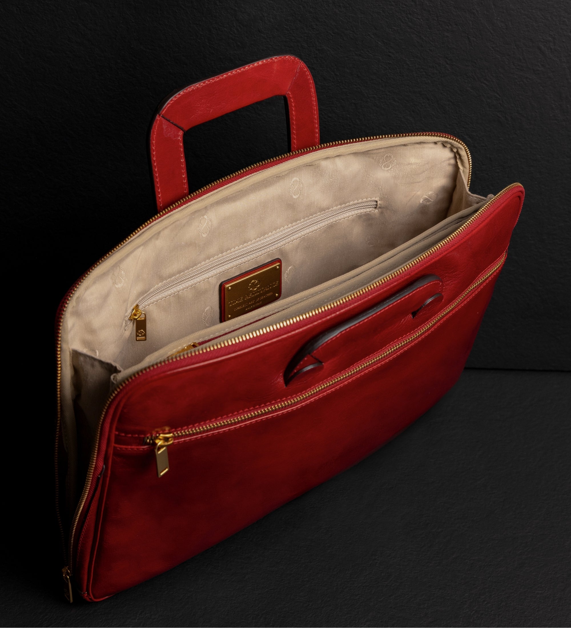 Aktentasche Laptoptasche aus Leder - Brave New World