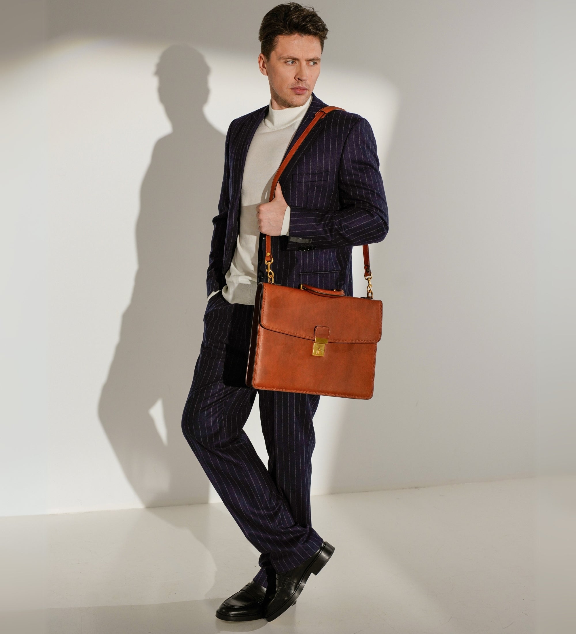 Aktentasche aus Leder - The Sound of the Mountain