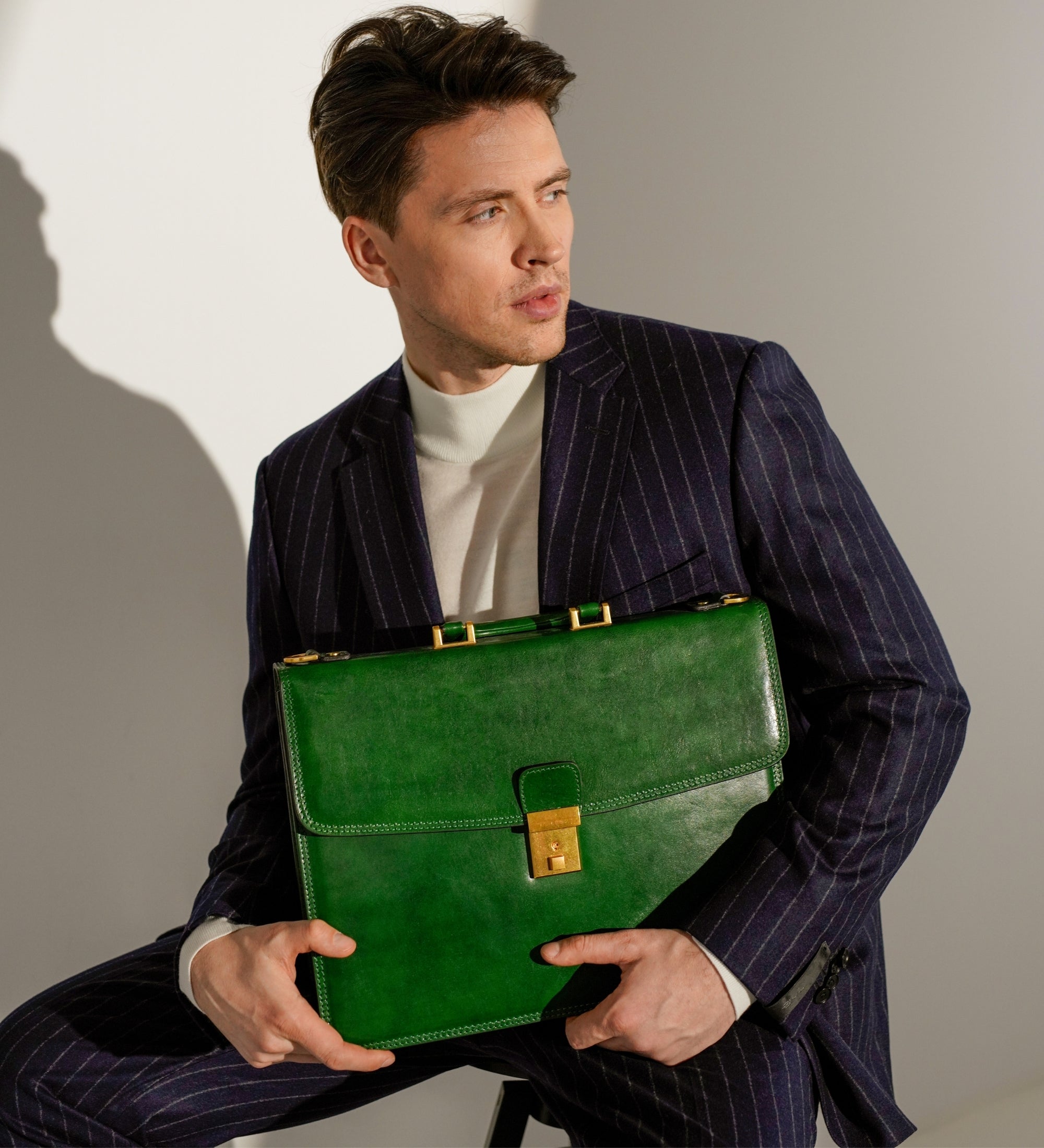 Aktentasche aus Leder - The Sound of the Mountain