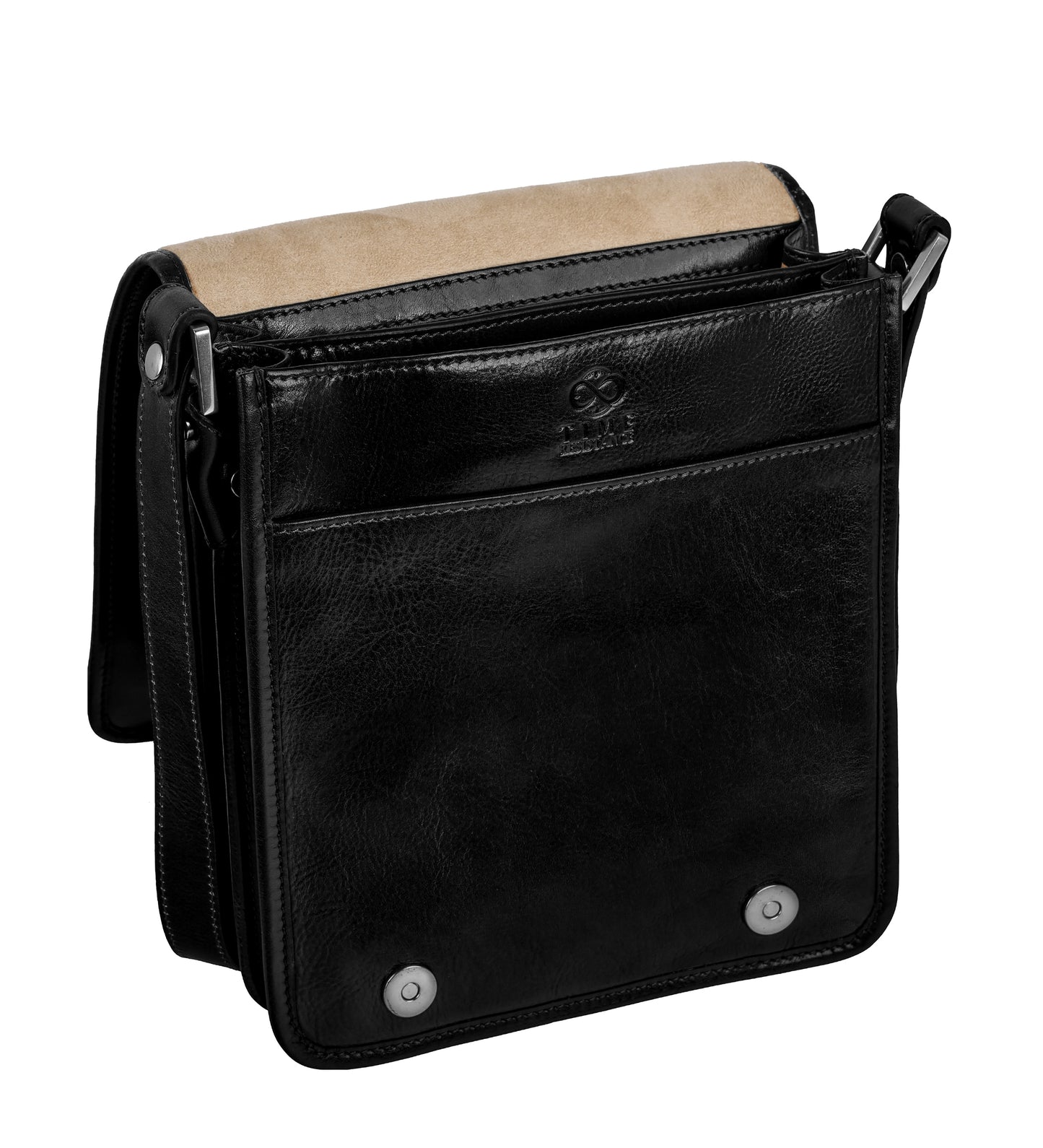Kleine Kuriertasche aus Leder - On The Road