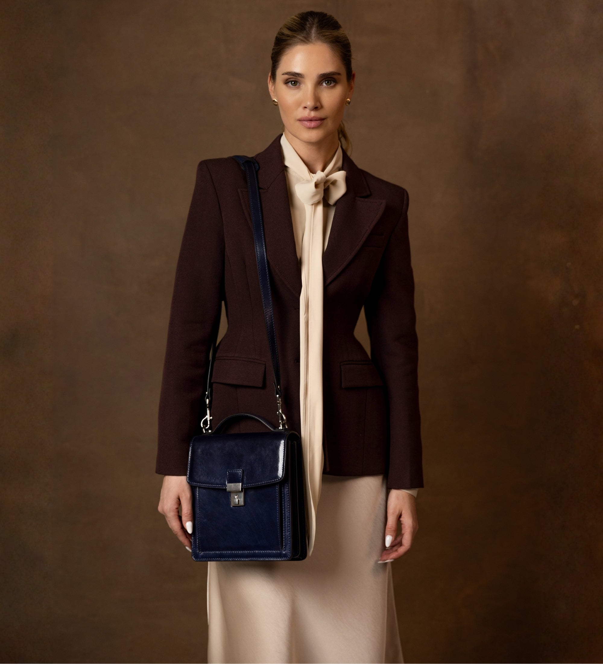 Kleine Aktentasche aus Leder für Damen - Walden