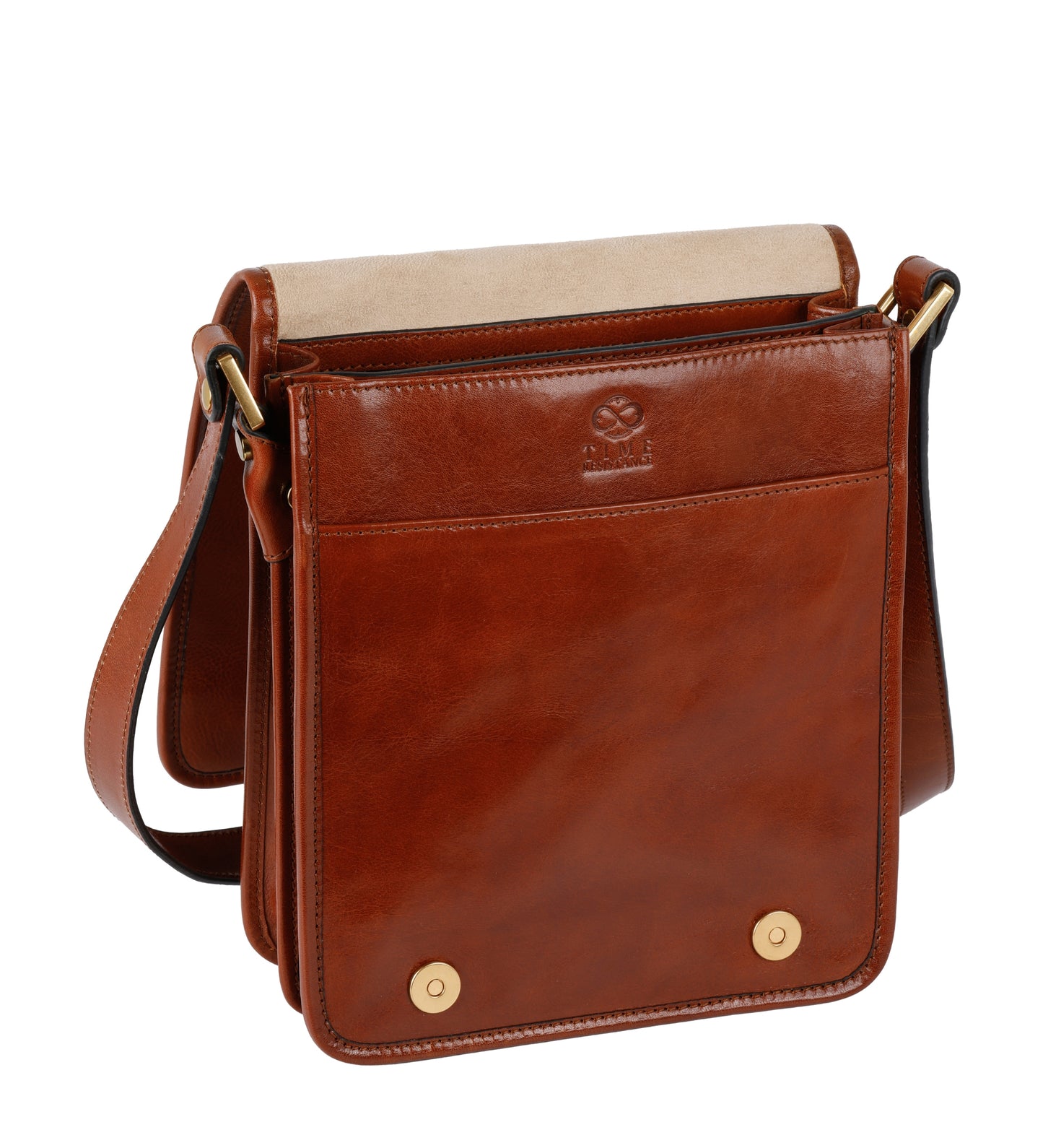 Kleine Kuriertasche aus Leder - On The Road