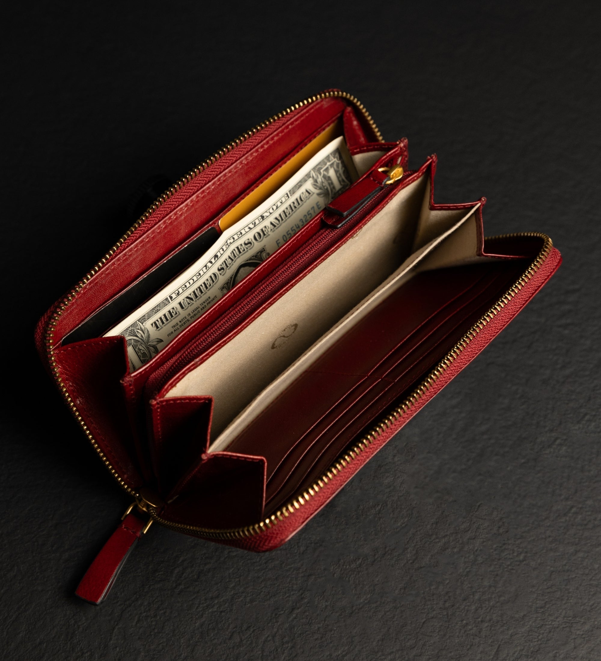 Damen Leder Kontinentalgeldbörse - Excellent Women