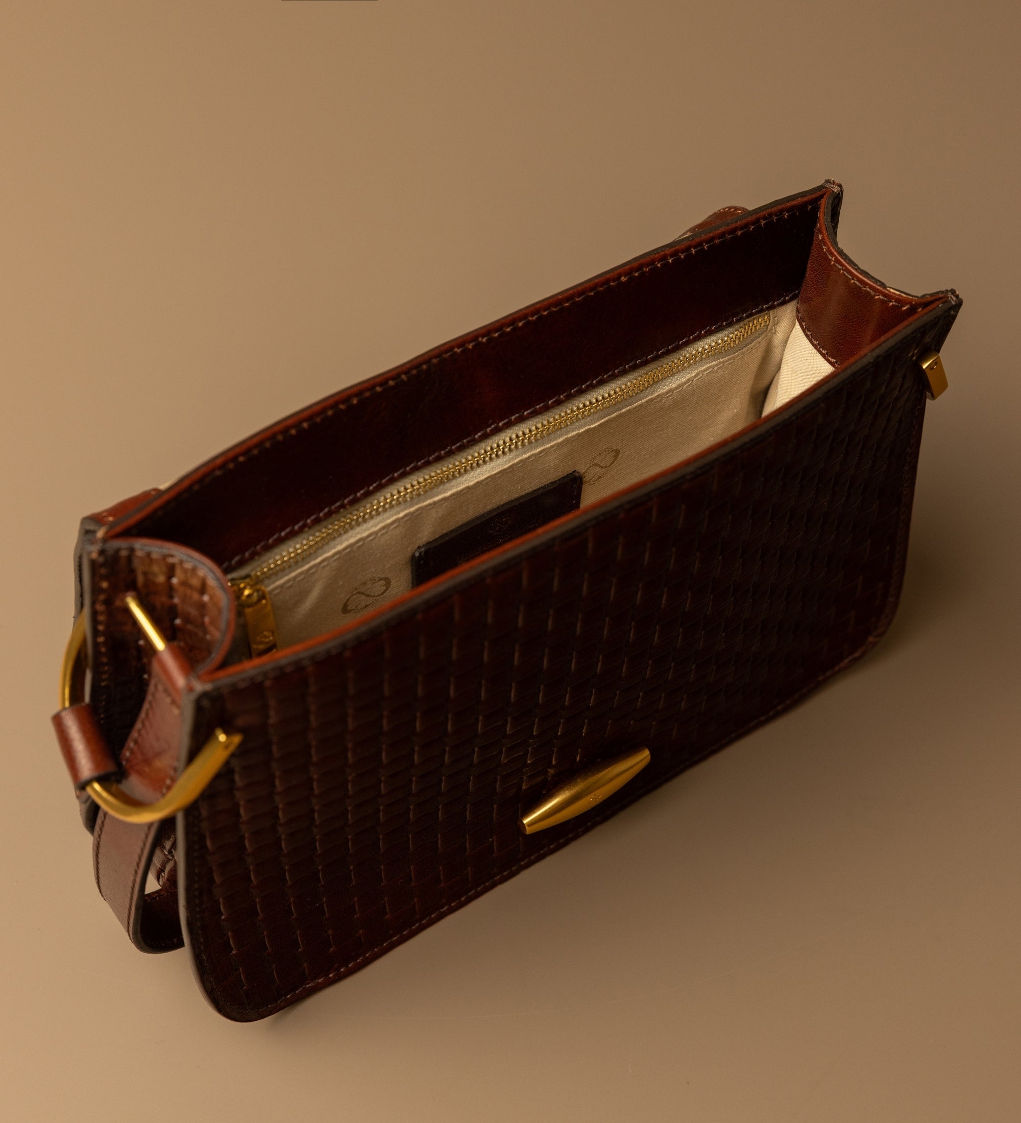 Leder-Tasche mit Klappe für Damen - Possession