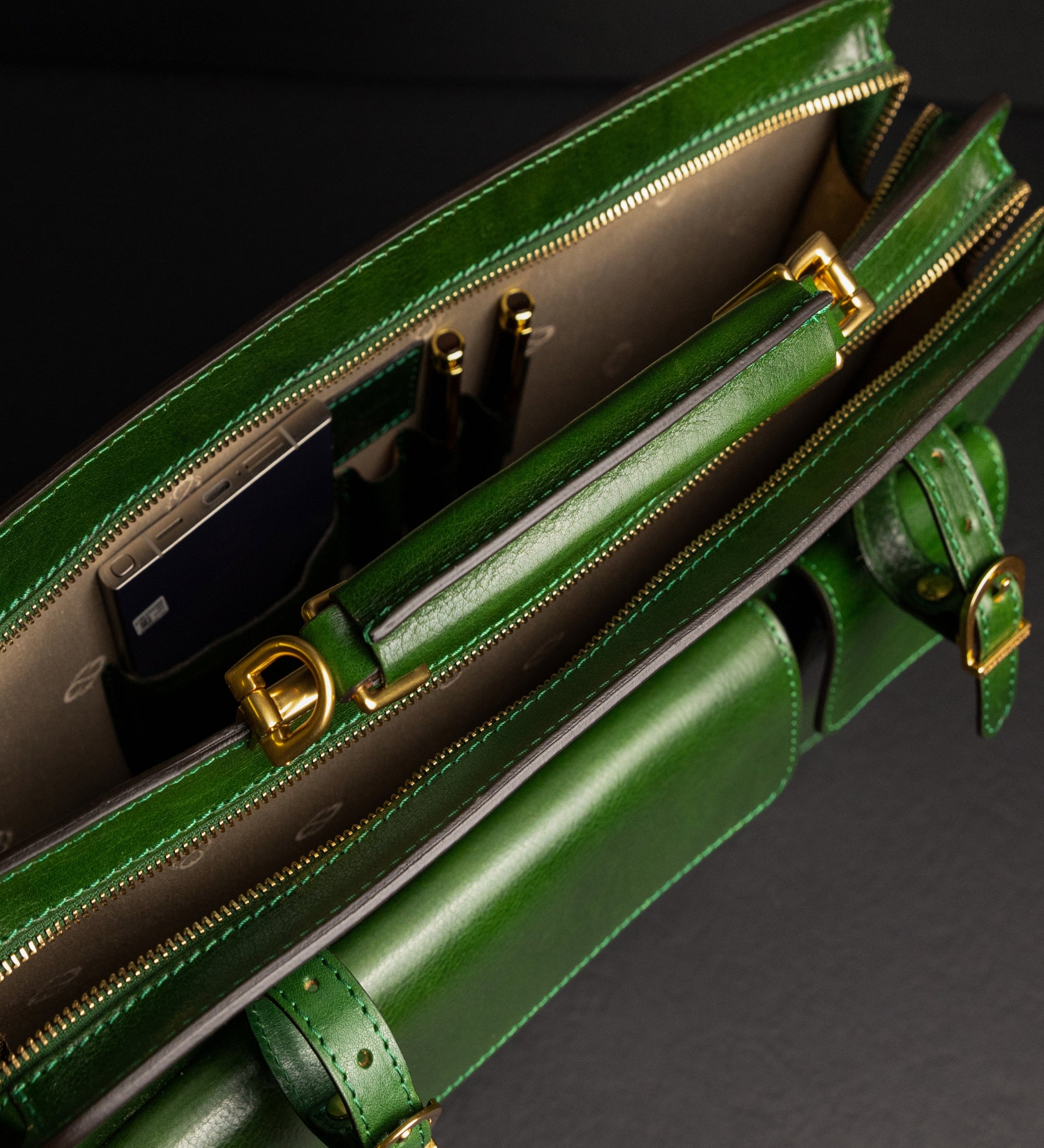 Umhängetasche Aktentasche aus Leder - The Prophet