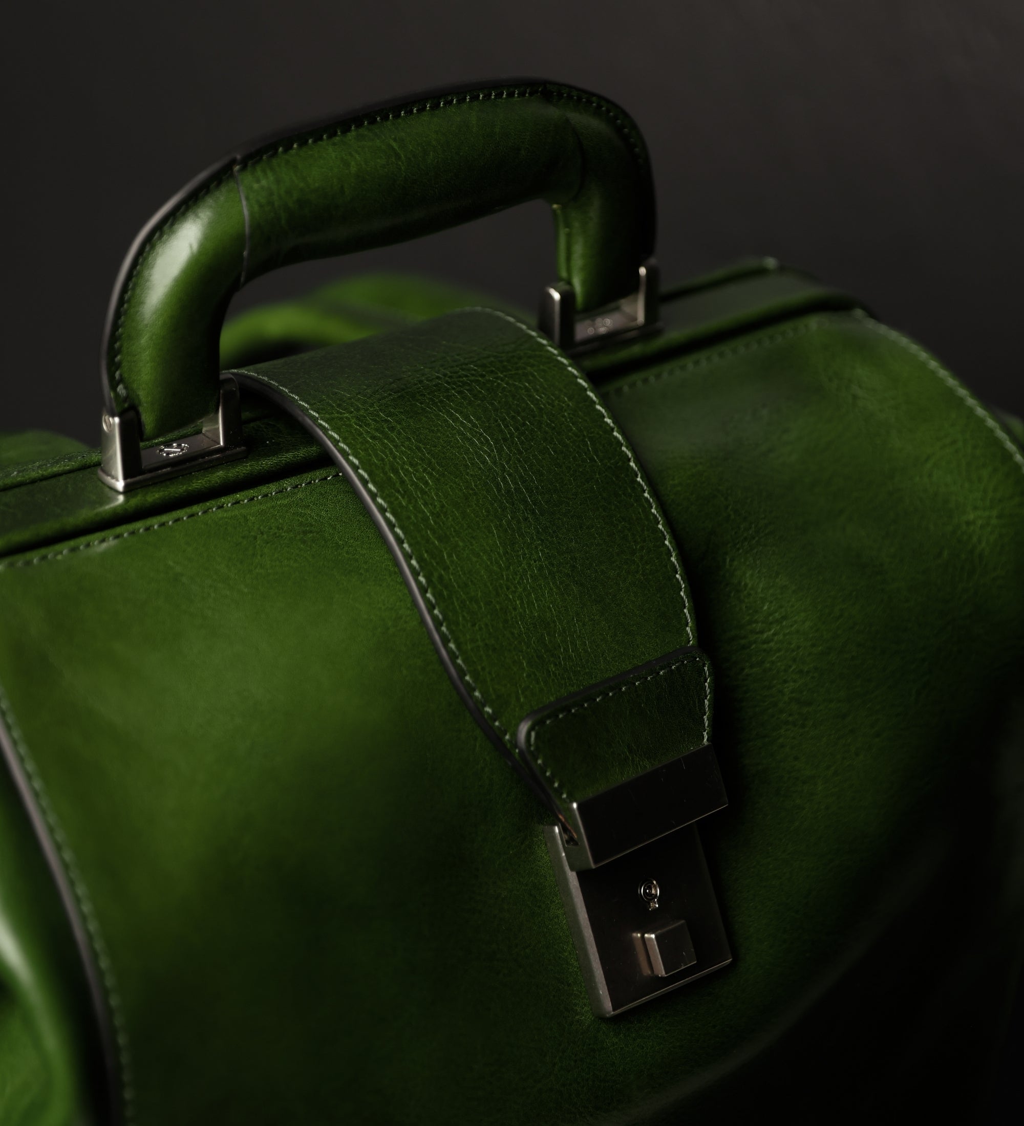 Rucksack aus Leder - A Brief Story of Time