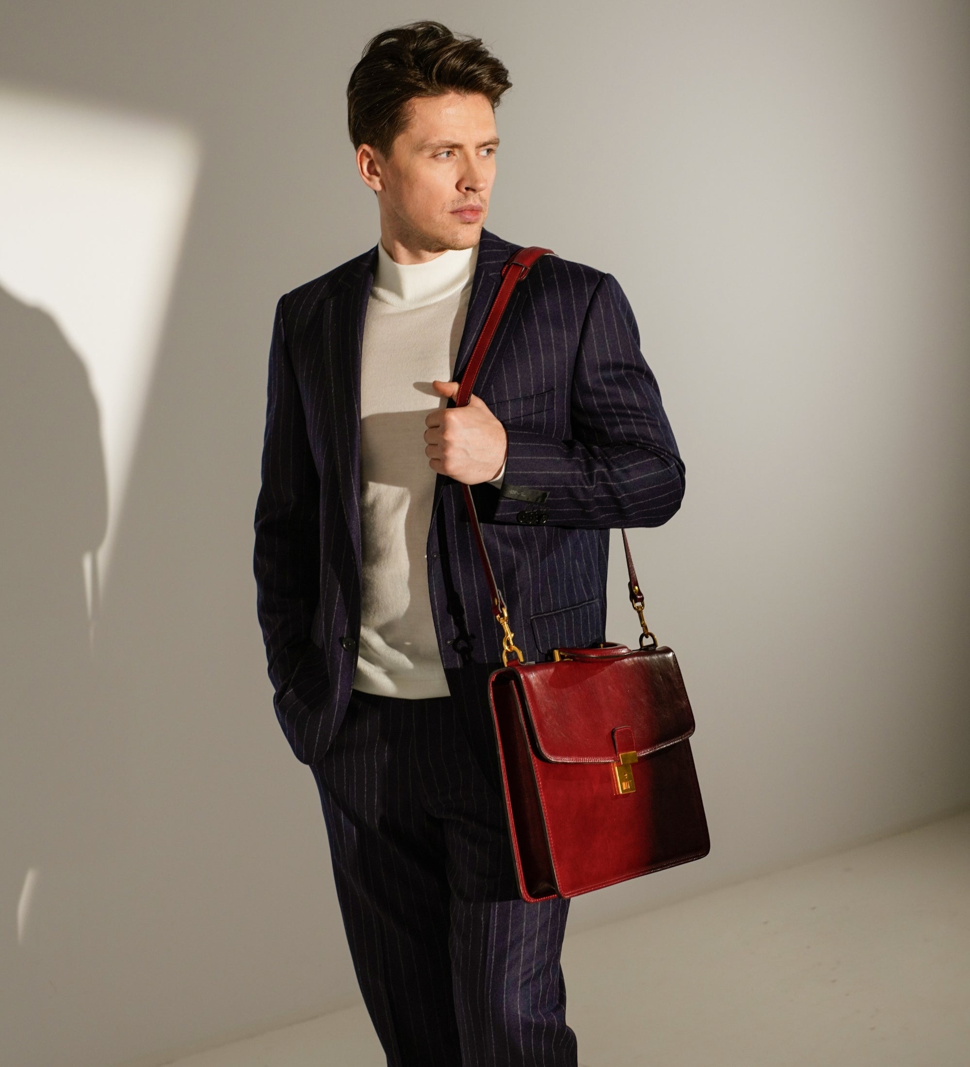 Aktentasche aus Leder - The Sound of the Mountain