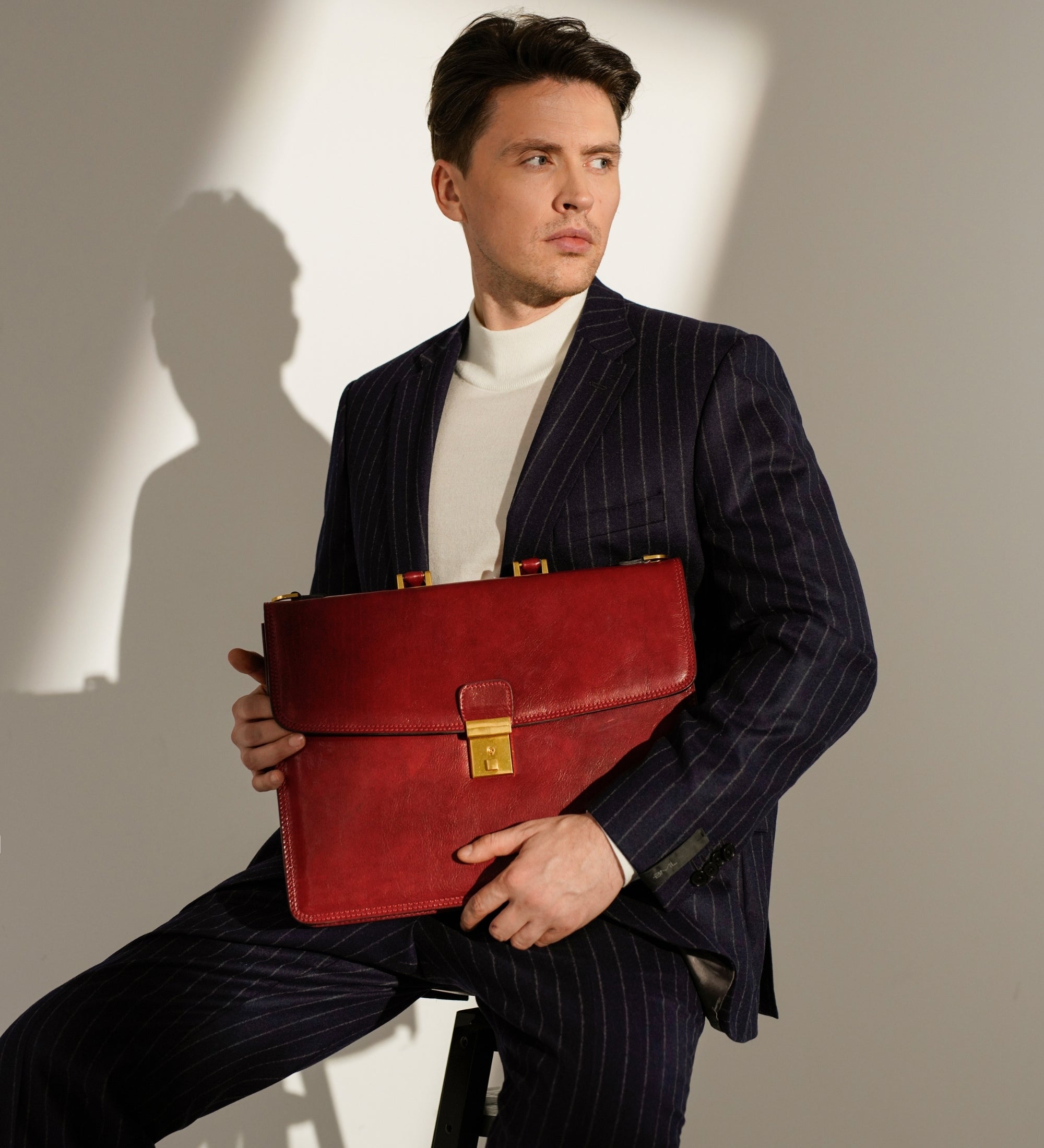 Aktentasche aus Leder - The Sound of the Mountain