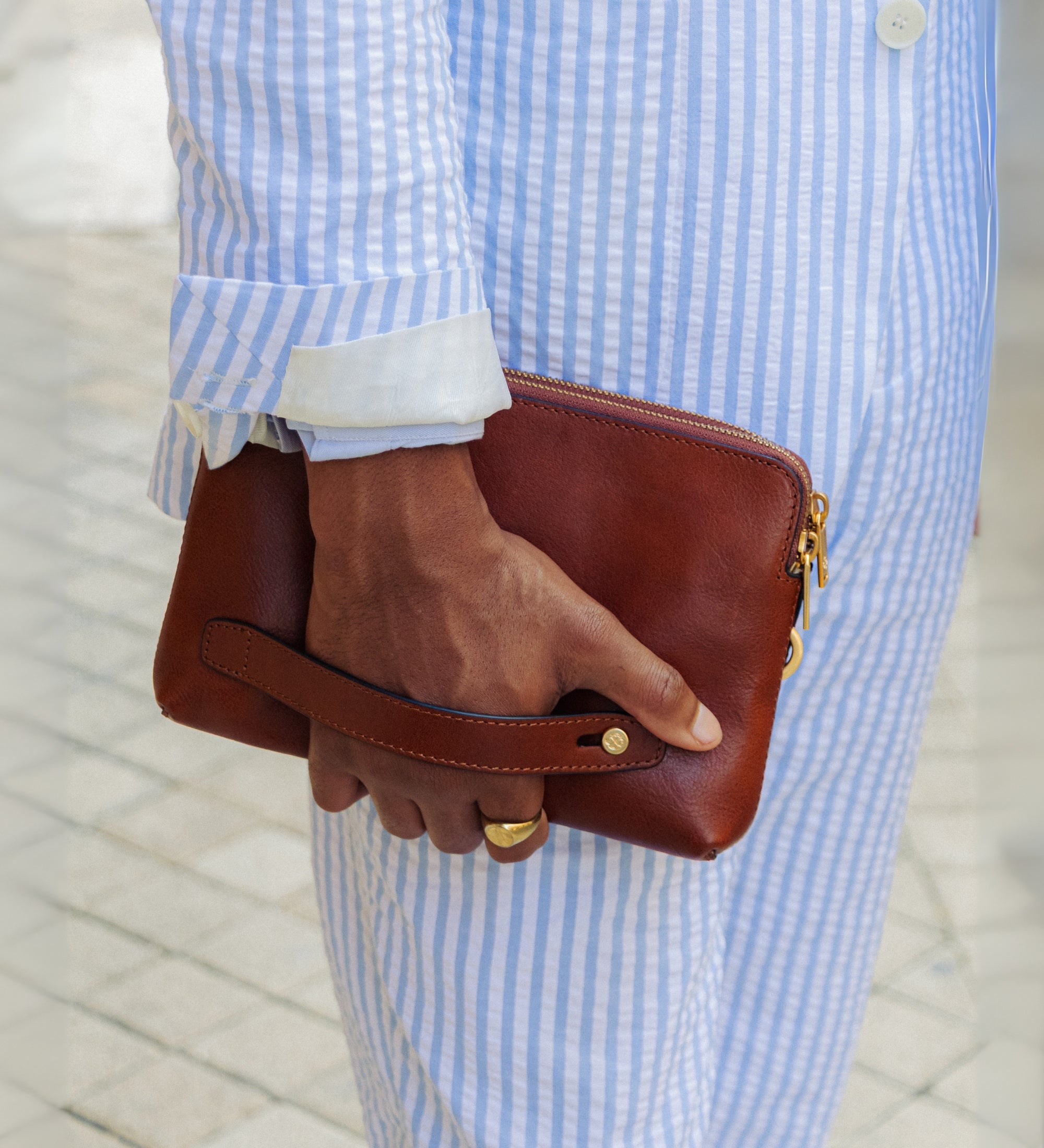 Clutch aus Leder - Ulysses