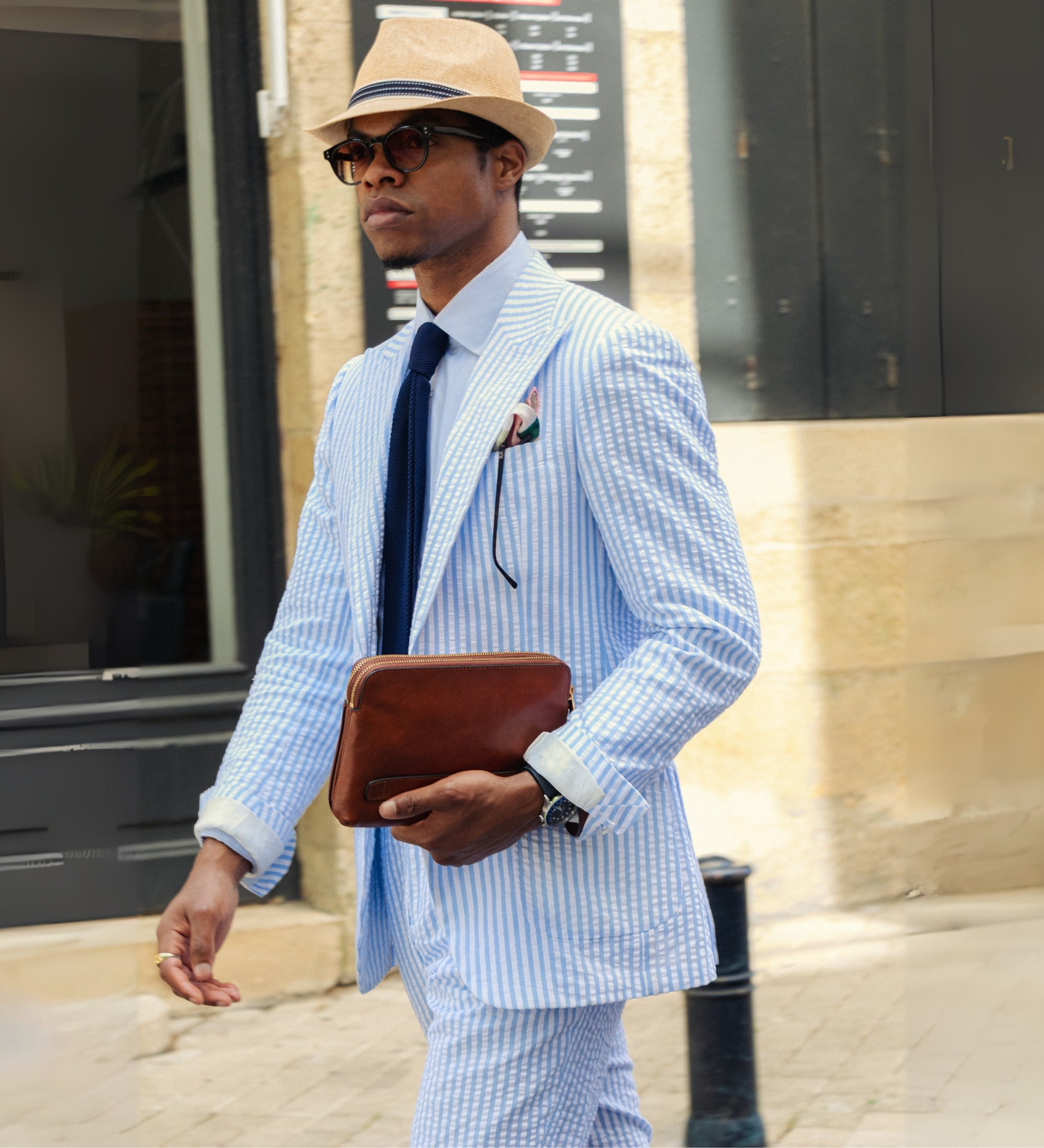 Clutch aus Leder - Ulysses