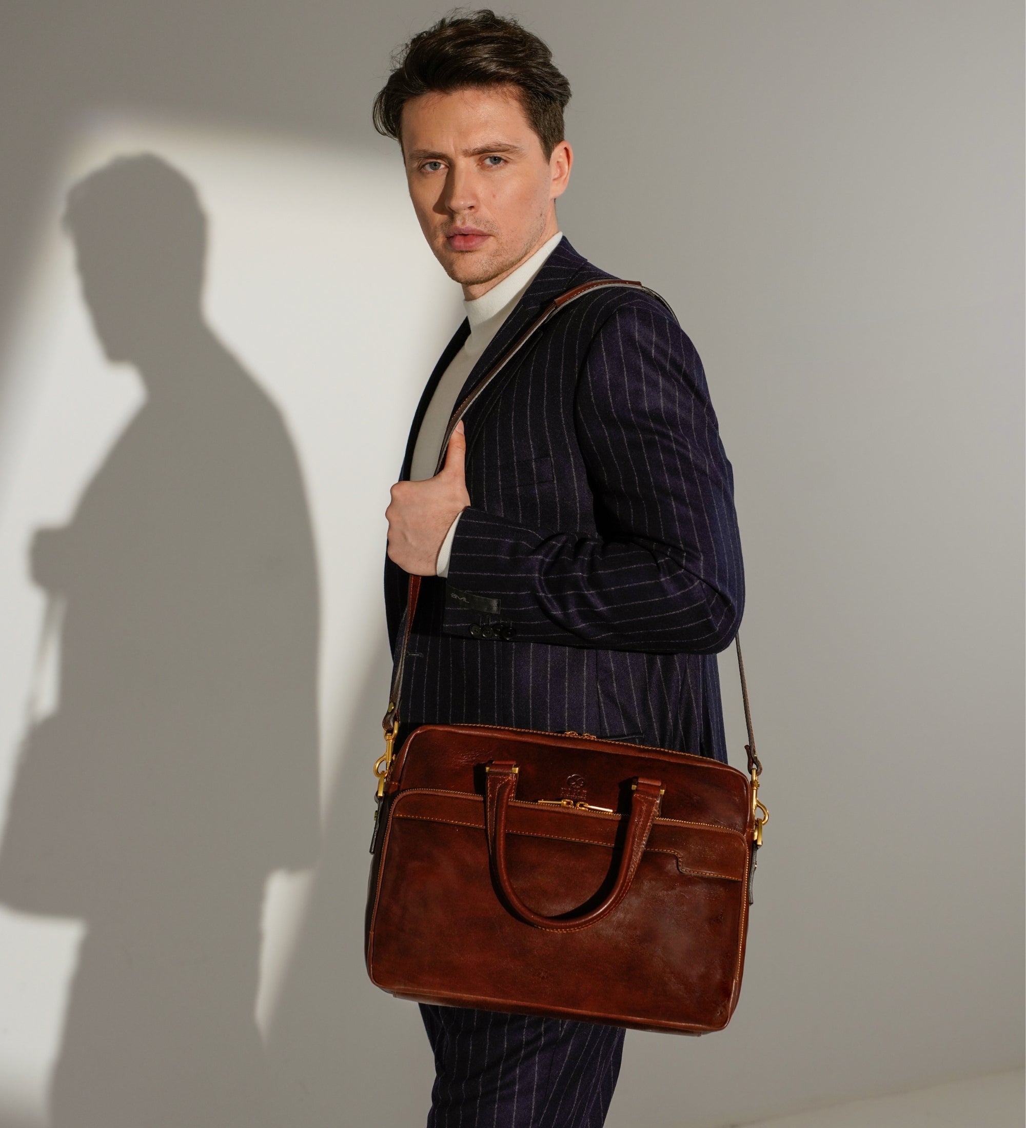 Aktentasche Laptoptasche aus Leder - Orlando