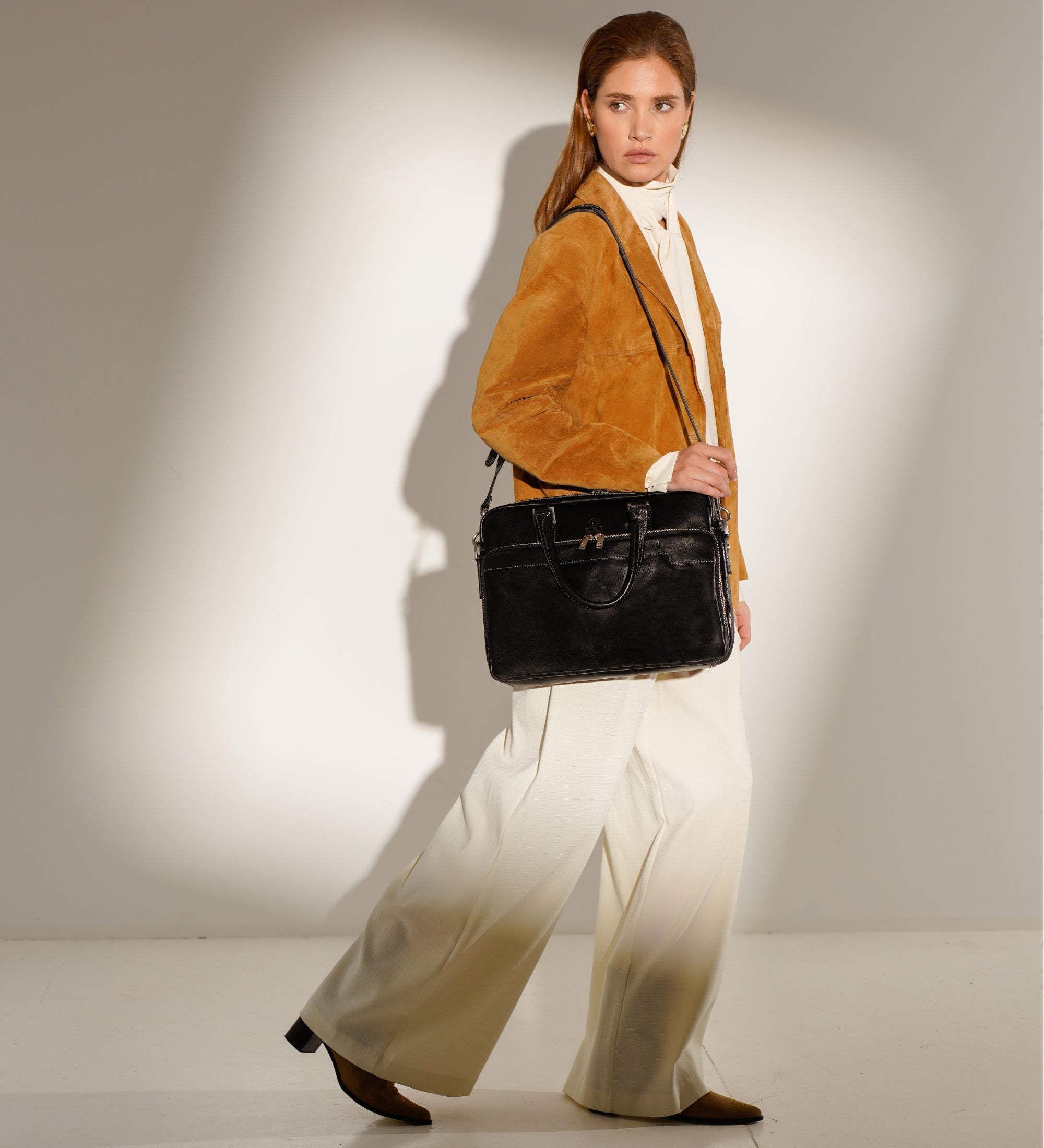 Damen Aktentasche Laptoptasche aus Leder - Orlando