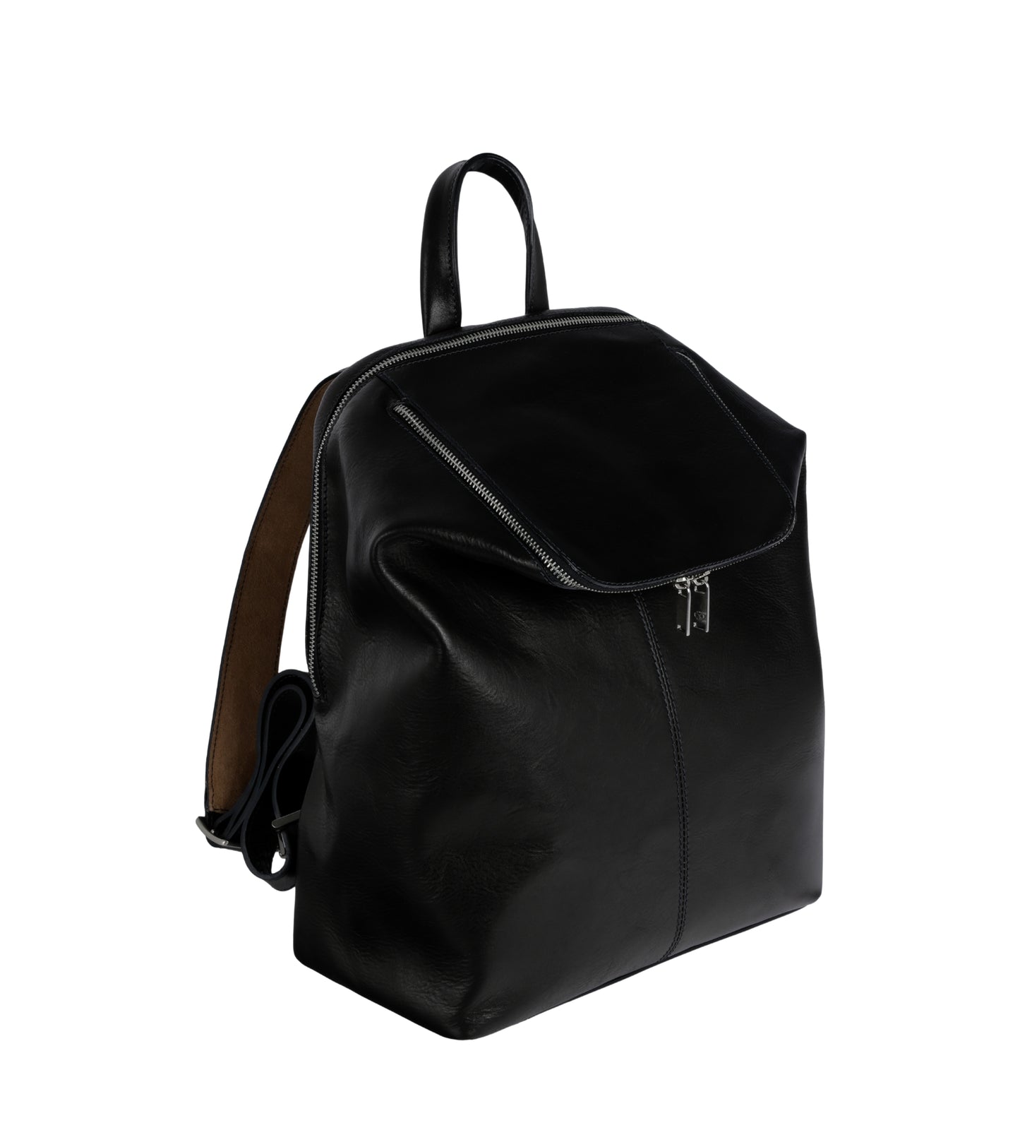 Rucksack aus Leder für Damen - A Bend in the River