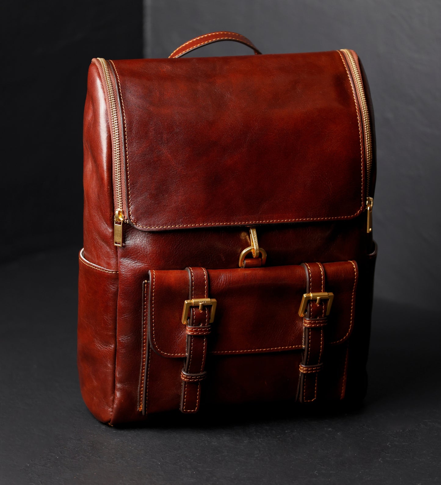 Großer Rucksack aus Leder für Damen - The Odyssey