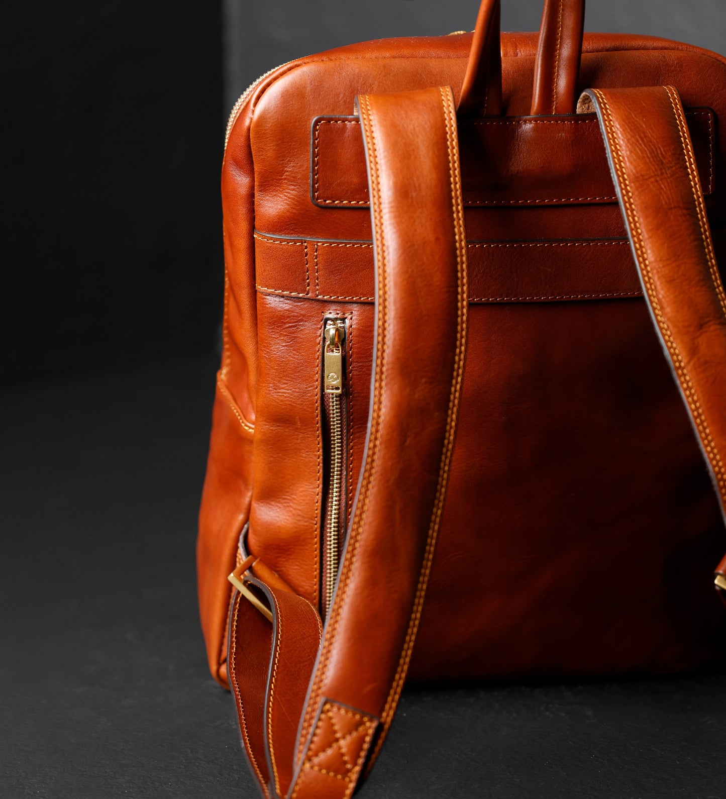 Damen Rucksack Reisetasche aus Leder - The Divine Comedy
