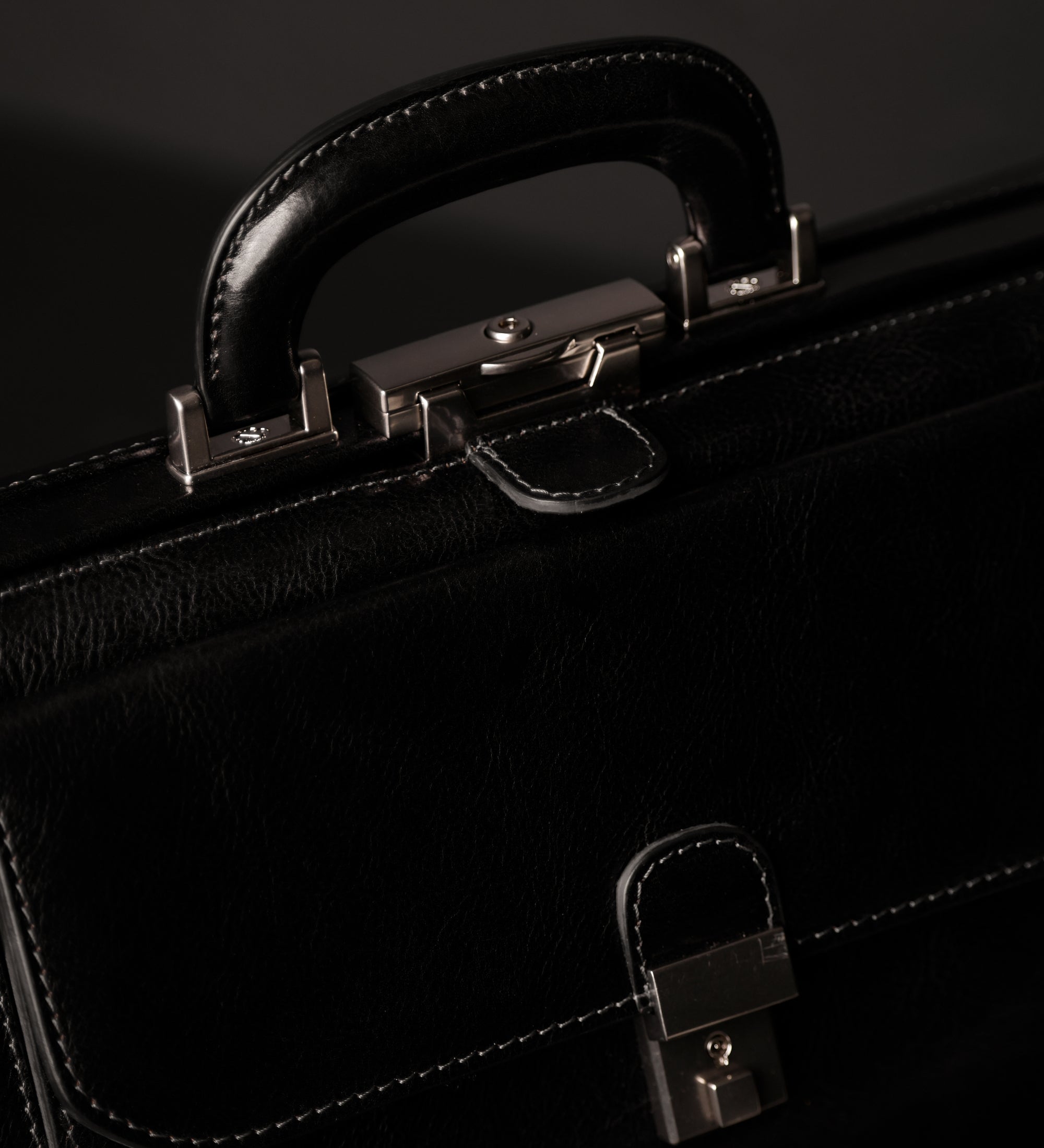 Große Arzttasche aus Italienischem Leder - Hamlet